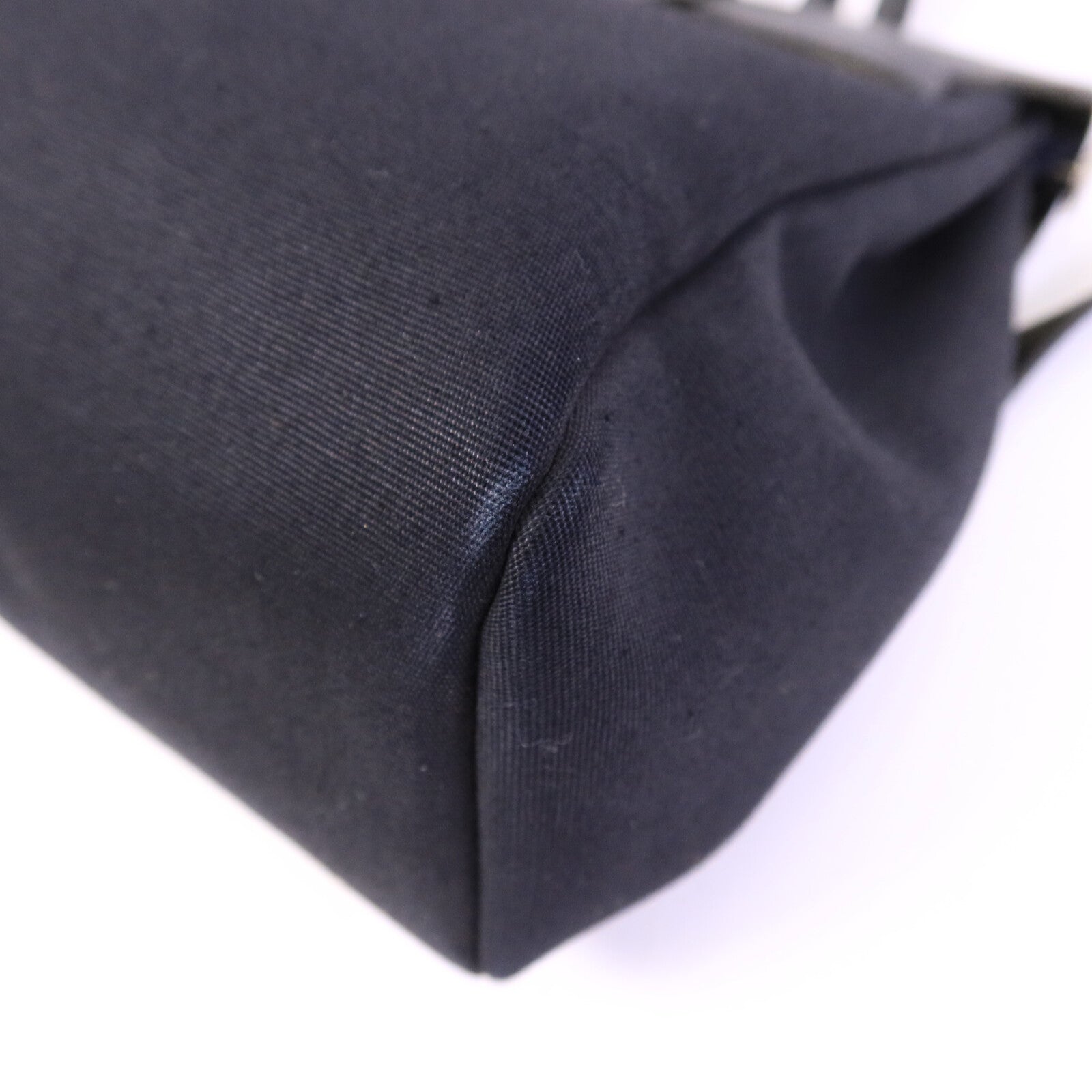 HERMES 帆布/皮革Herbag Backpack背包Navy