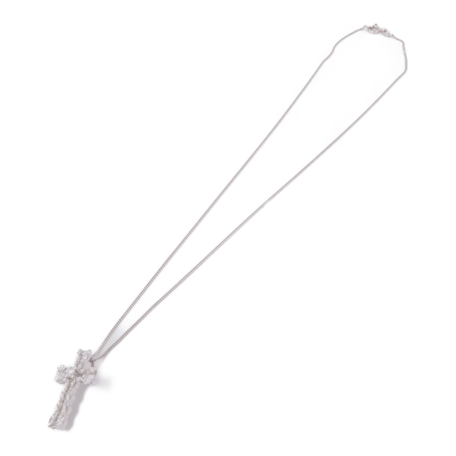 JEWELRY Diamond Necklace 18K White Gold