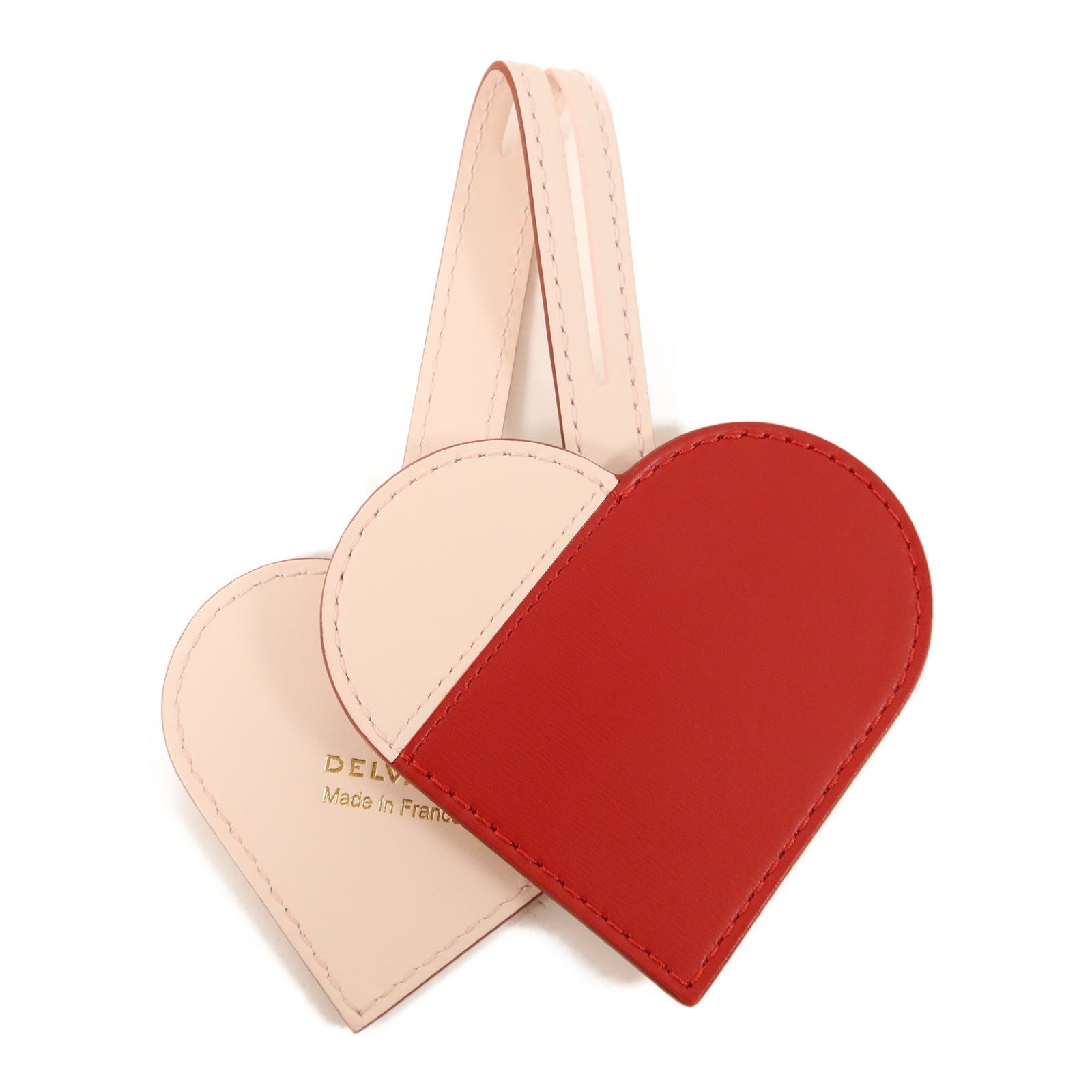 Delvaux Box Calf皮革Charms D Coeur掛飾
