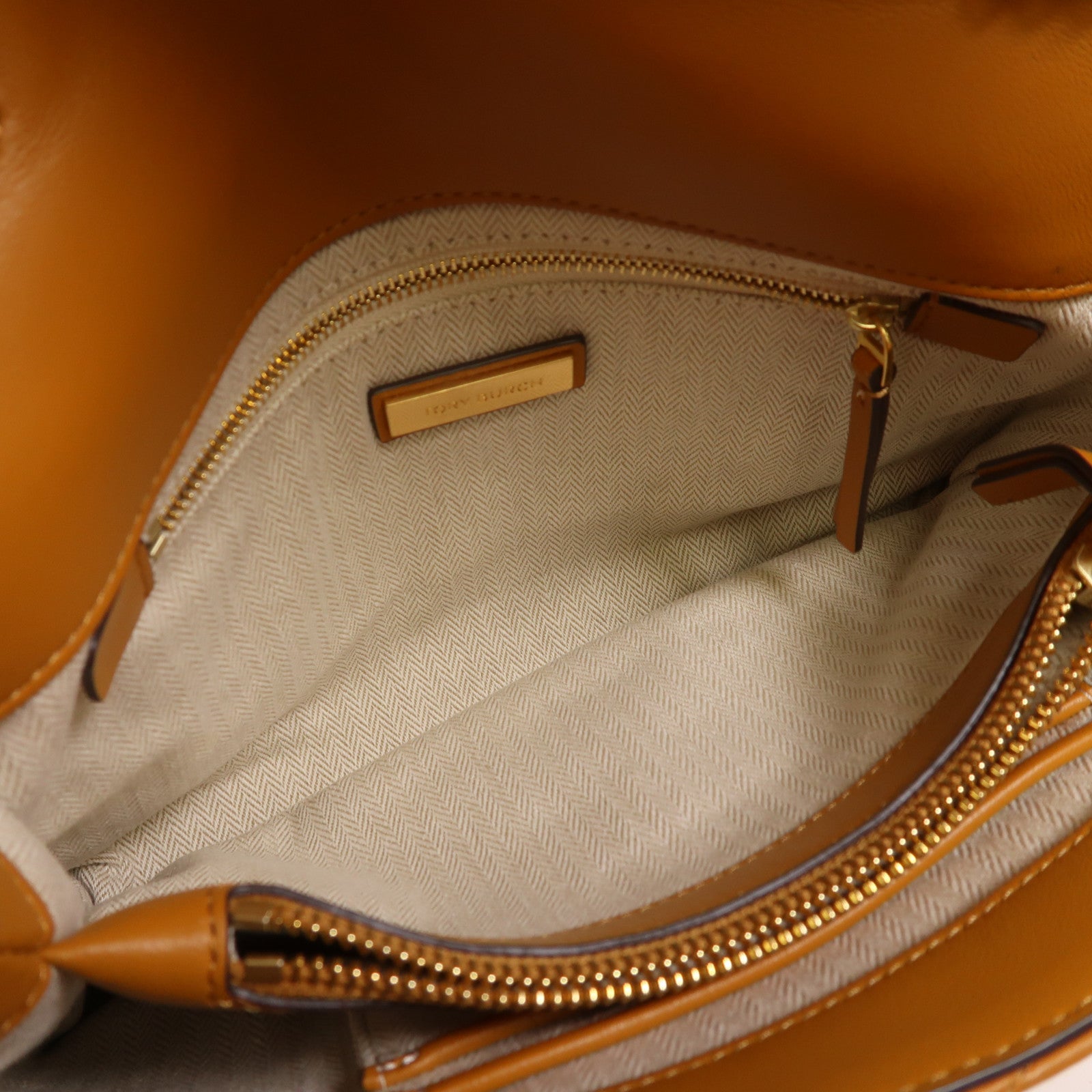 Tory Burch 牛皮皮革Chain Shoulder金扣鏈帶肩背袋