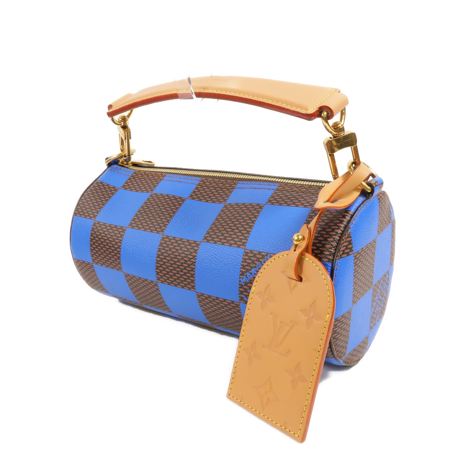 LOUIS VUITTON Damier Pop Soft Polochon PM手挽肩背兩用袋