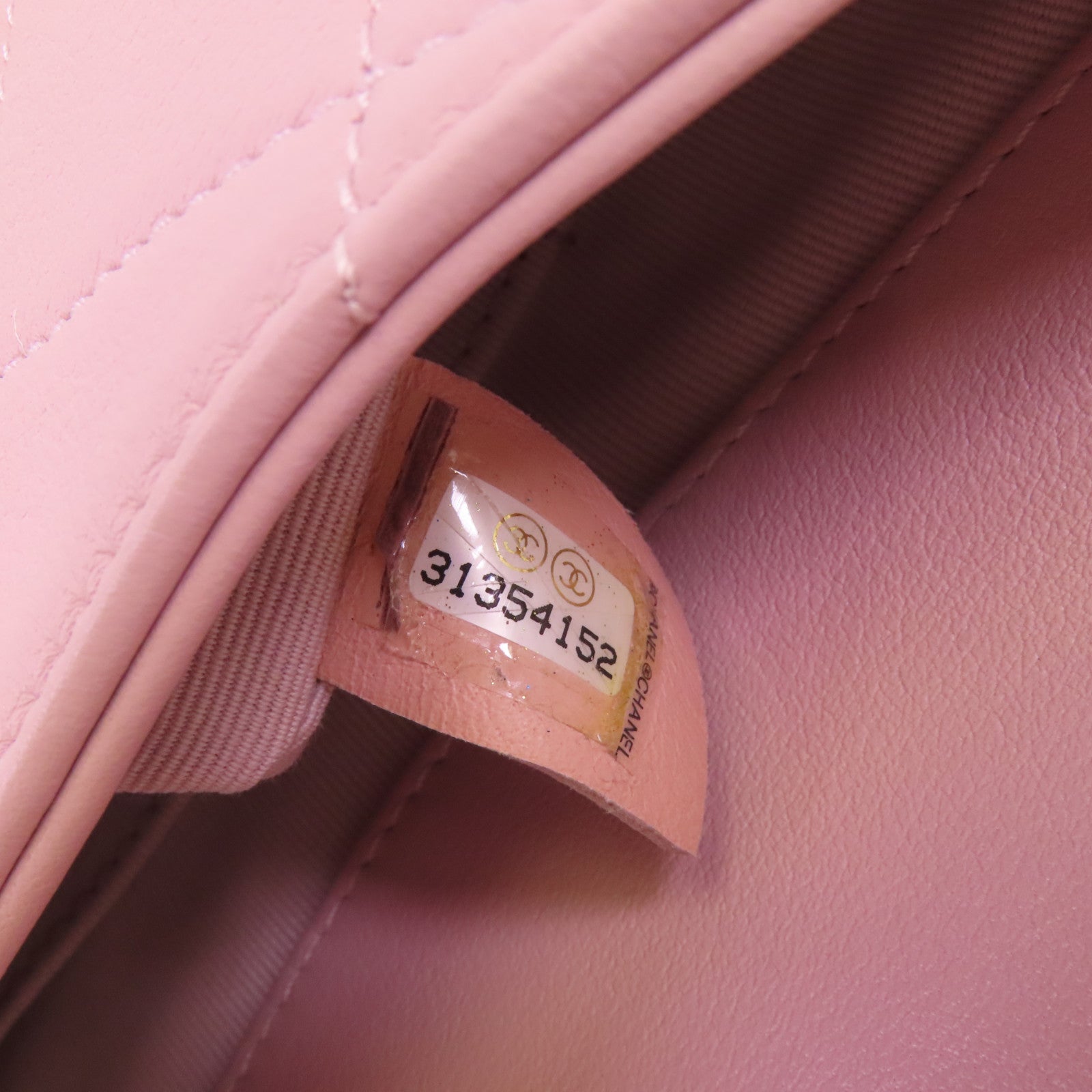 CHANEL 牛皮皮革Chain Shoulder金扣肩背袋
