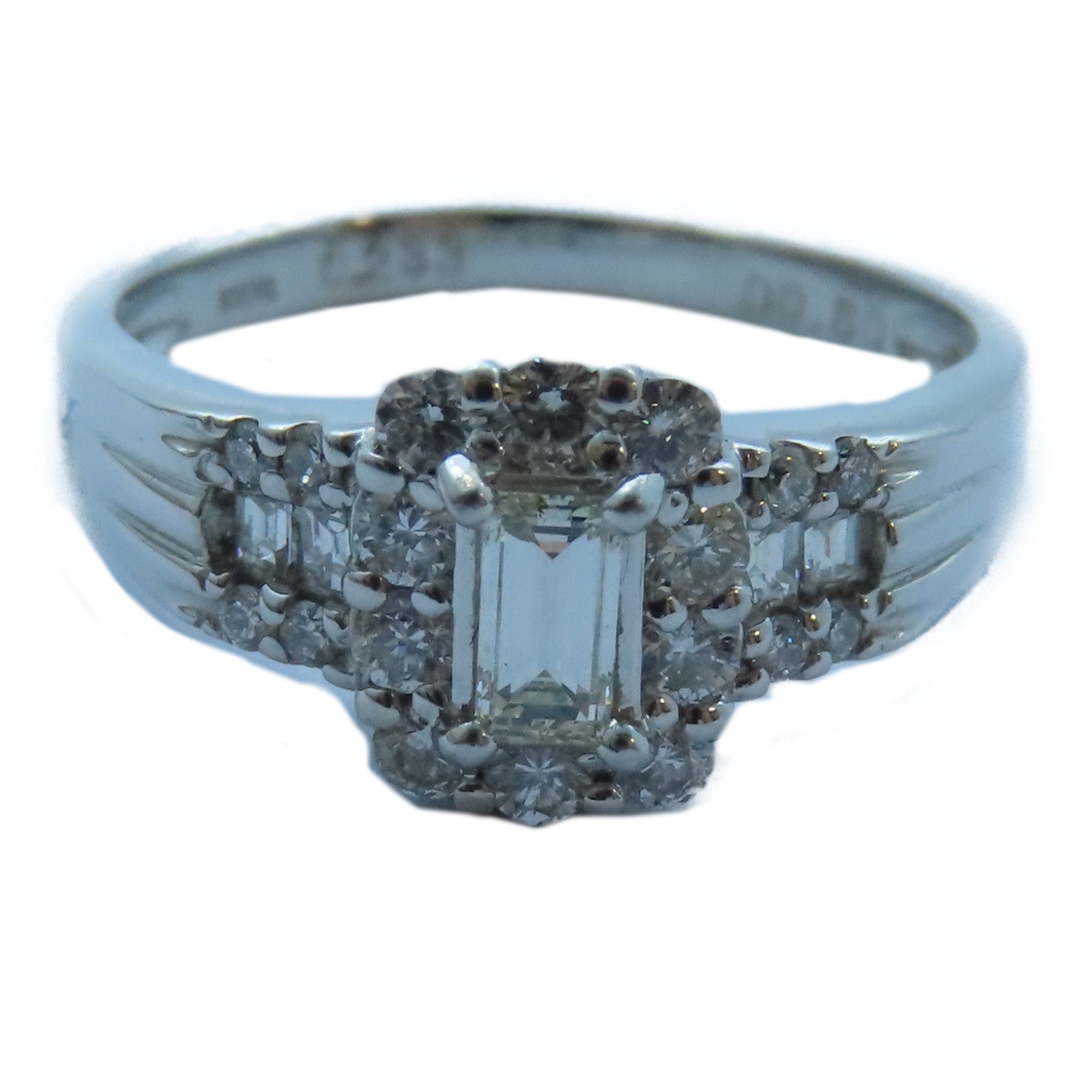 JEWELRY 【激減優惠】18K白金Diamond Ring 0.233ct/0.50ct鑽石戒指US#8