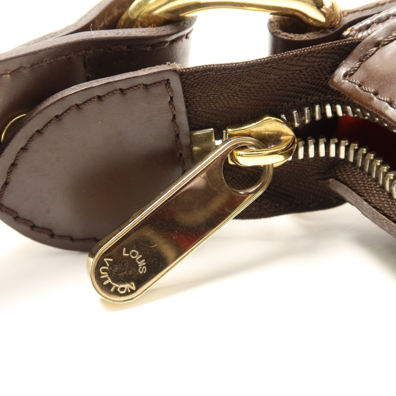 LOUIS VUITTON Damier Highbury金扣肩背袋