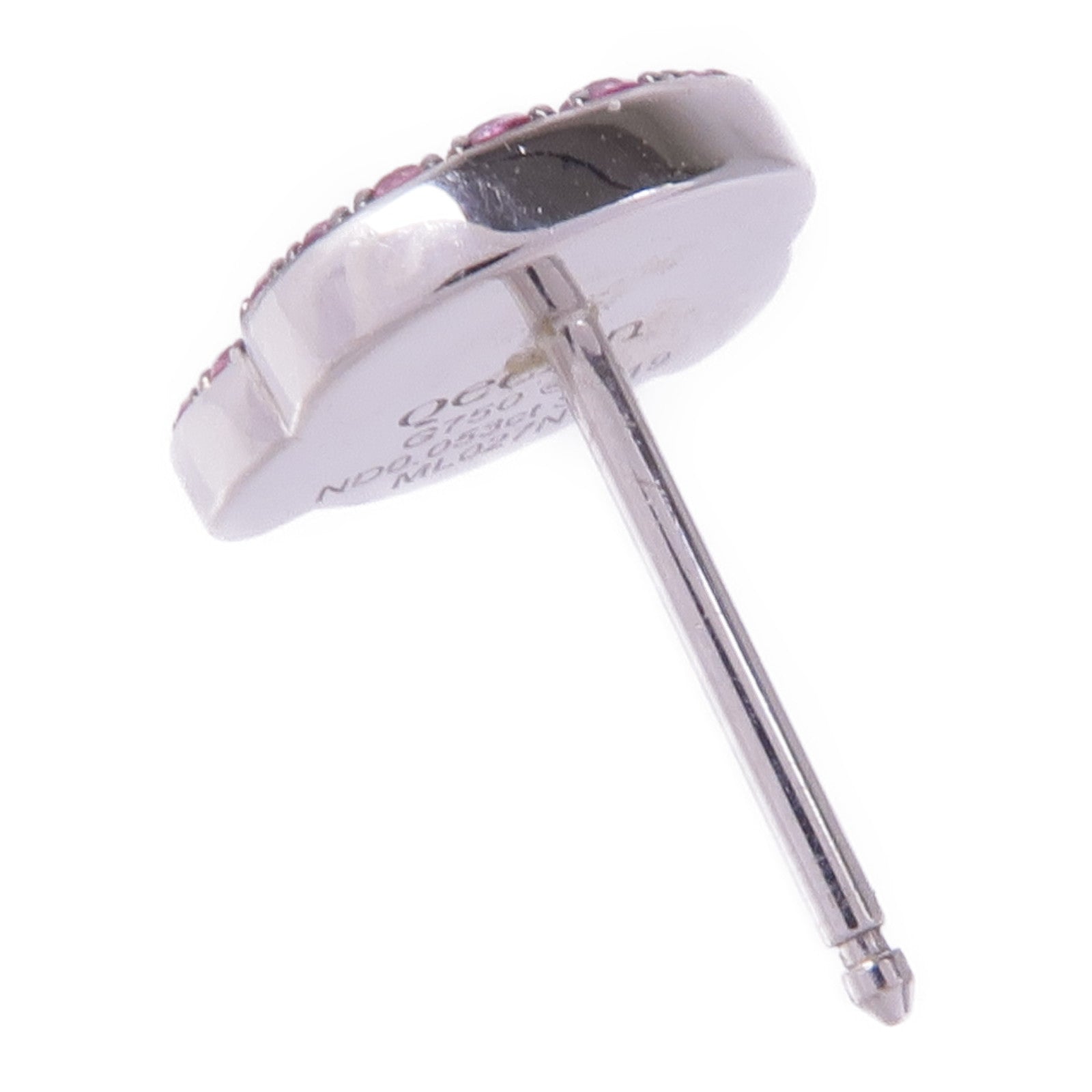 JEWELRY 18K白金Earring藍寶石/鑽石耳環