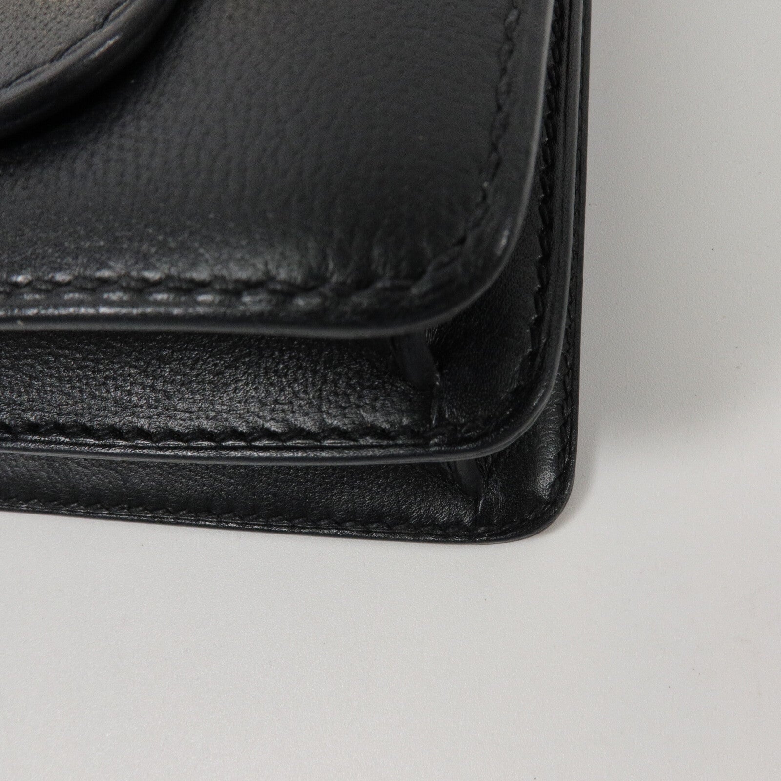 HERMES Allegretto皮革Roulis 23肩背袋Noir