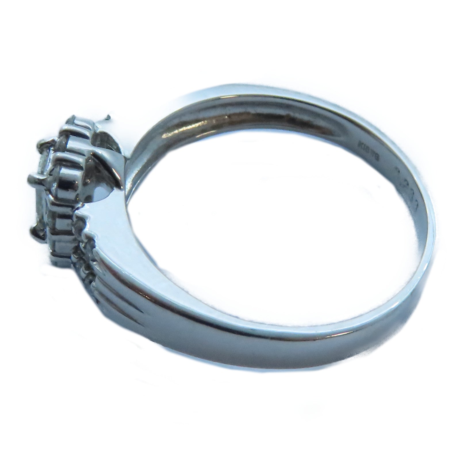 JEWELRY 【激減優惠】18K白金Diamond Ring 0.233ct/0.50ct鑽石戒指US#8