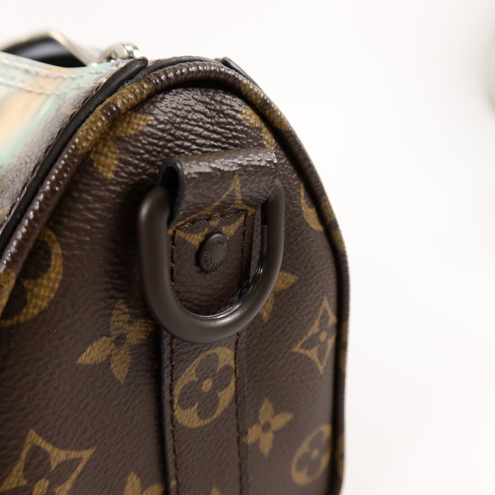 LOUIS VUITTON Monogram Metallic Nebula Keepall Bandouliere 25 手挽肩背兩用袋
