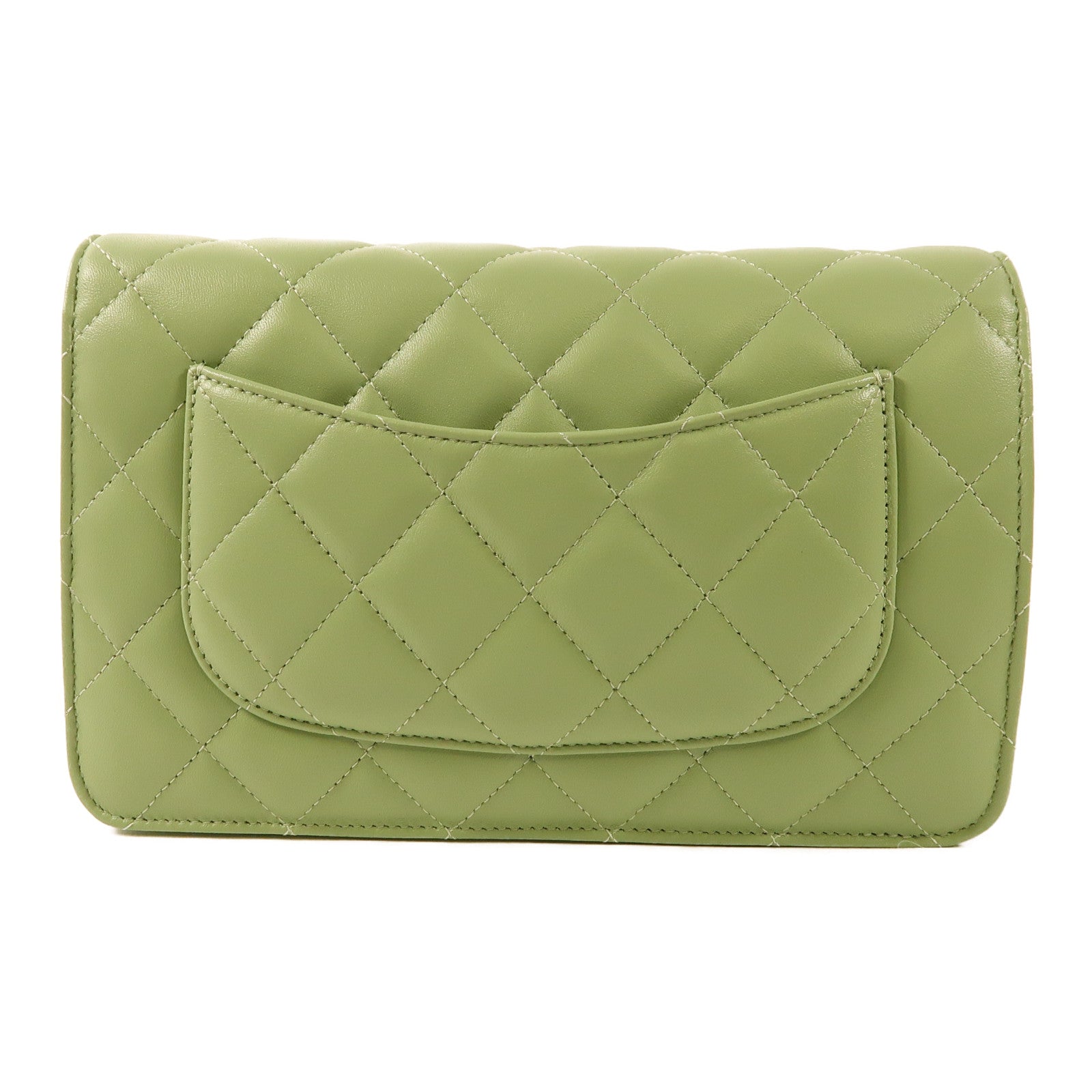 CHANEL 羊皮皮革WOC Wallet On Chain鏈帶肩背袋