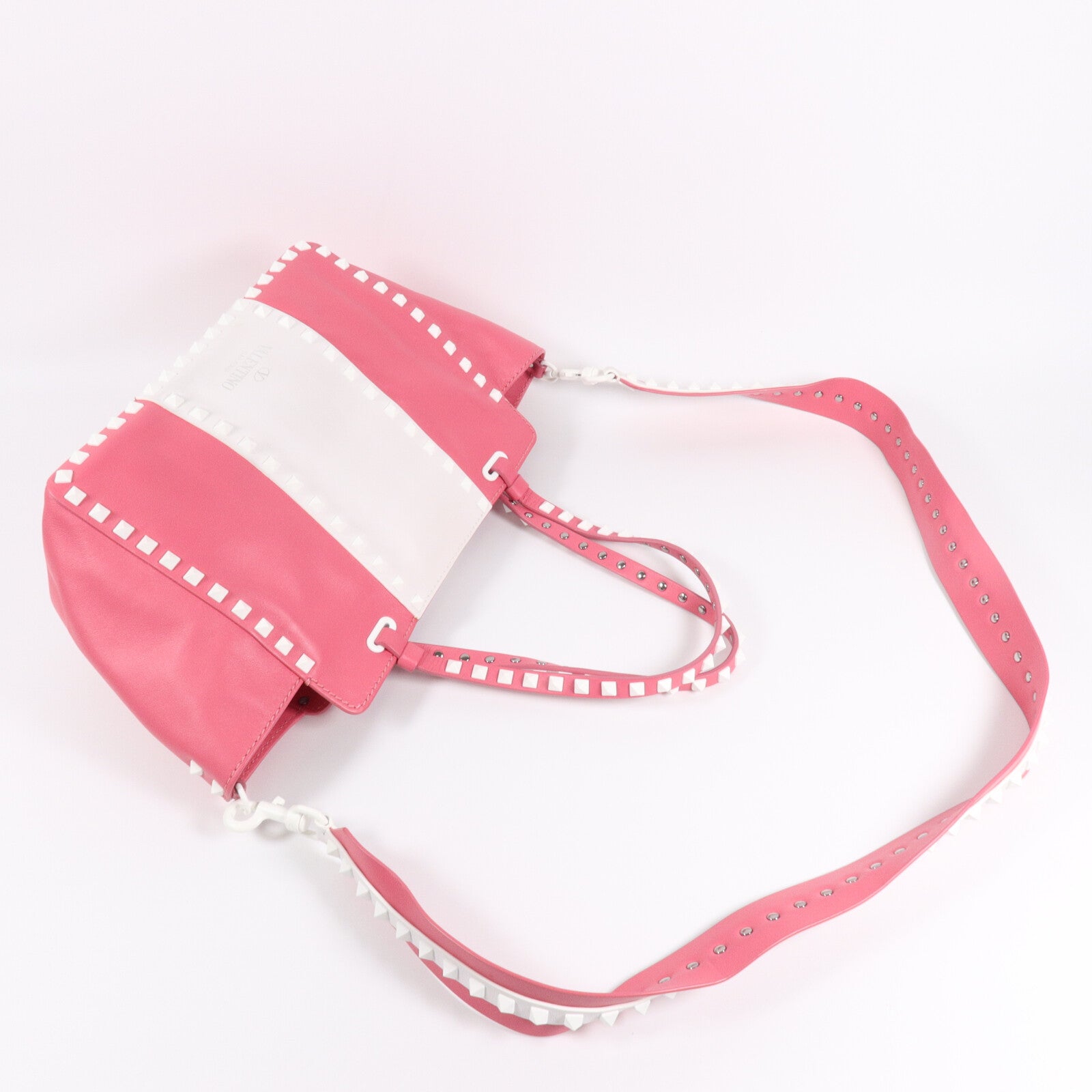 Valentino 牛皮皮革2 Way Shoulder手挽肩背兩用袋