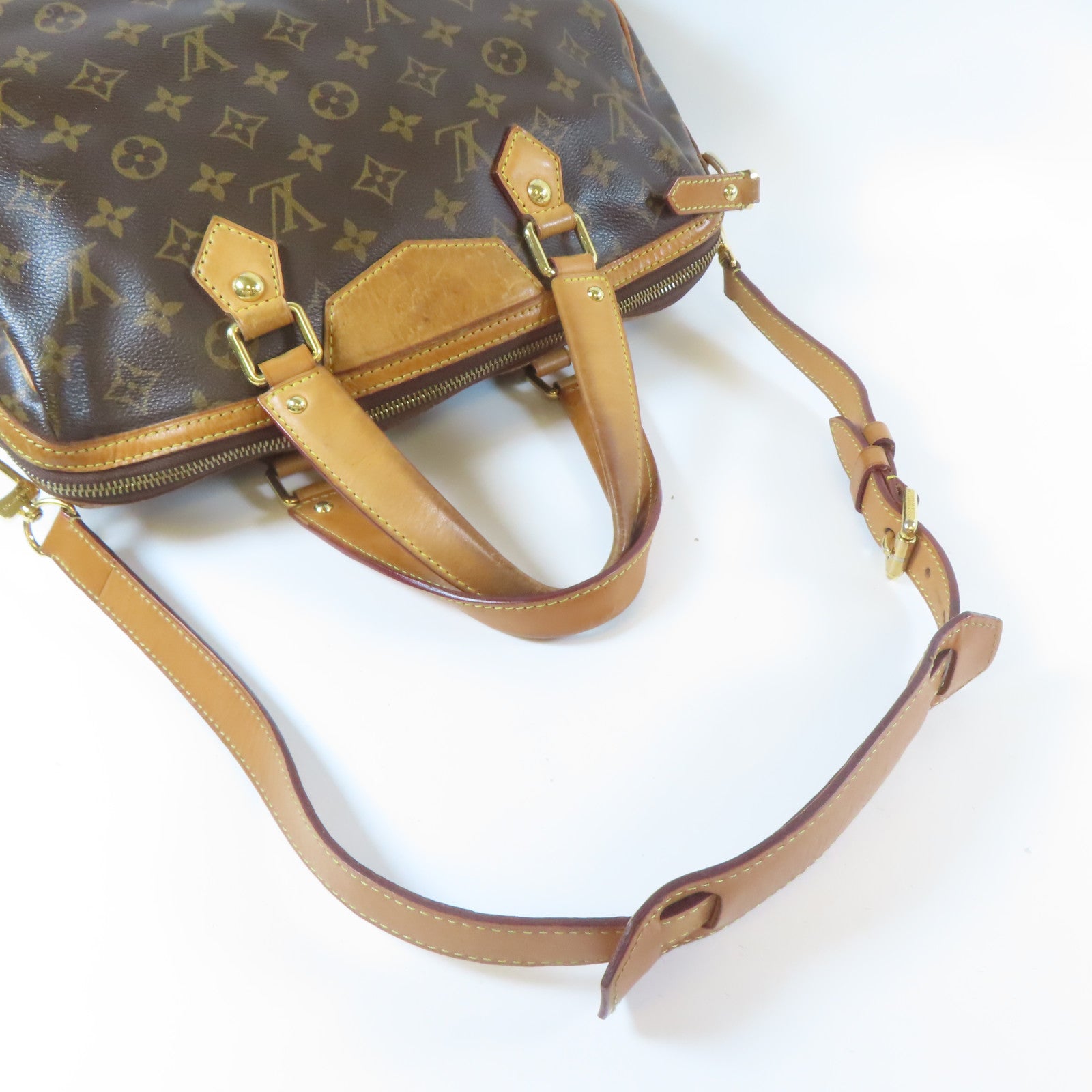 LOUIS VUITTON 【激減優惠】Monogram Retiro PM金扣手挽肩背兩用袋啡色