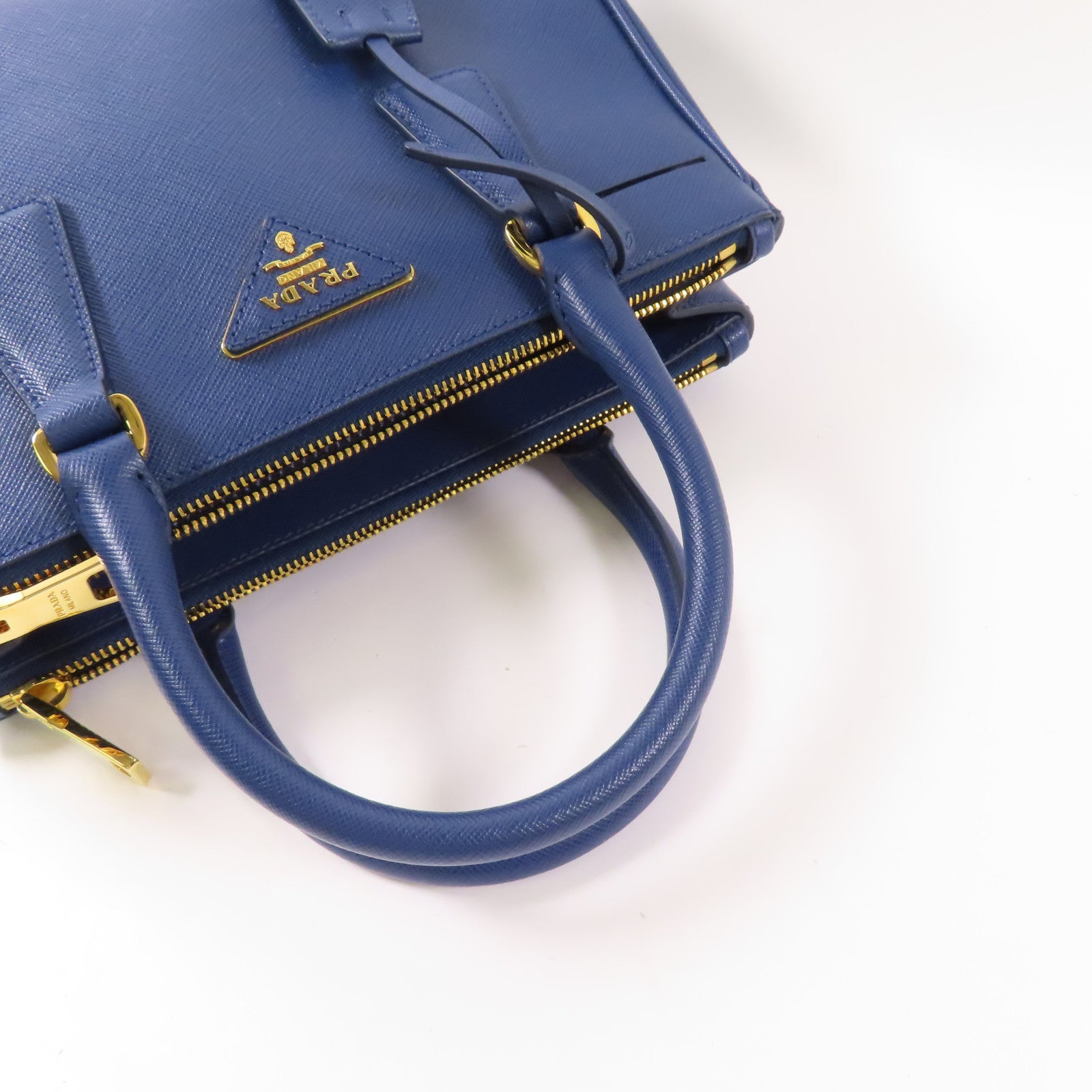 PRADA Saffiano皮革Killer Bag金扣手挽肩背兩用袋