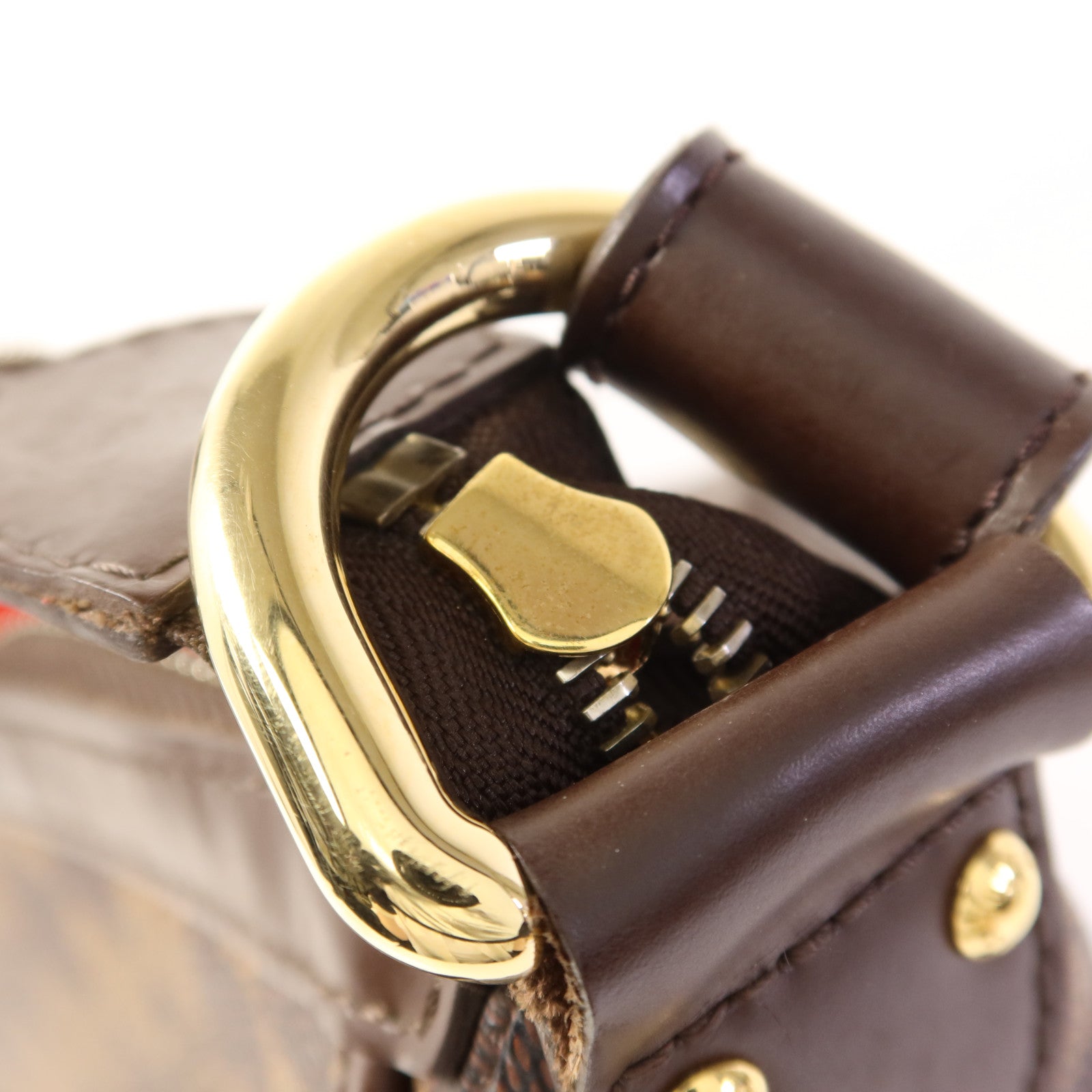 LOUIS VUITTON Damier Highbury金扣肩背袋