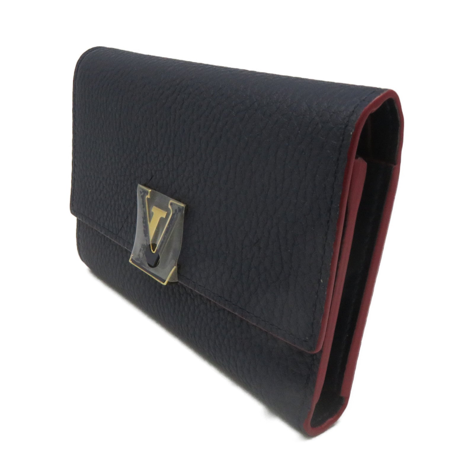 LOUIS VUITTON 【激減優惠】Tourillon Capucines Short Wallet金扣短錢包寶藍色