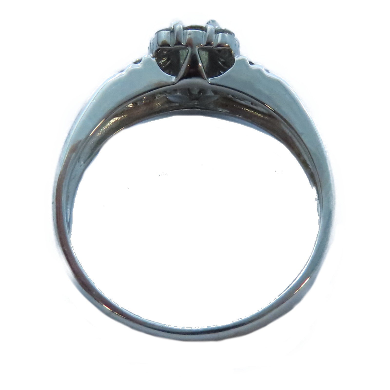 JEWELRY 【激減優惠】18K白金Diamond Ring 0.233ct/0.50ct鑽石戒指US#8