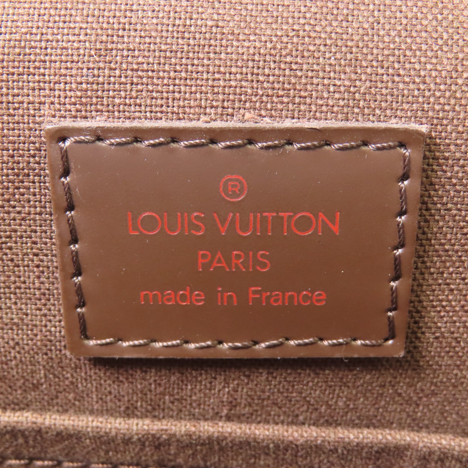 LOUIS VUITTON Damier Reporter Melville金扣肩背袋