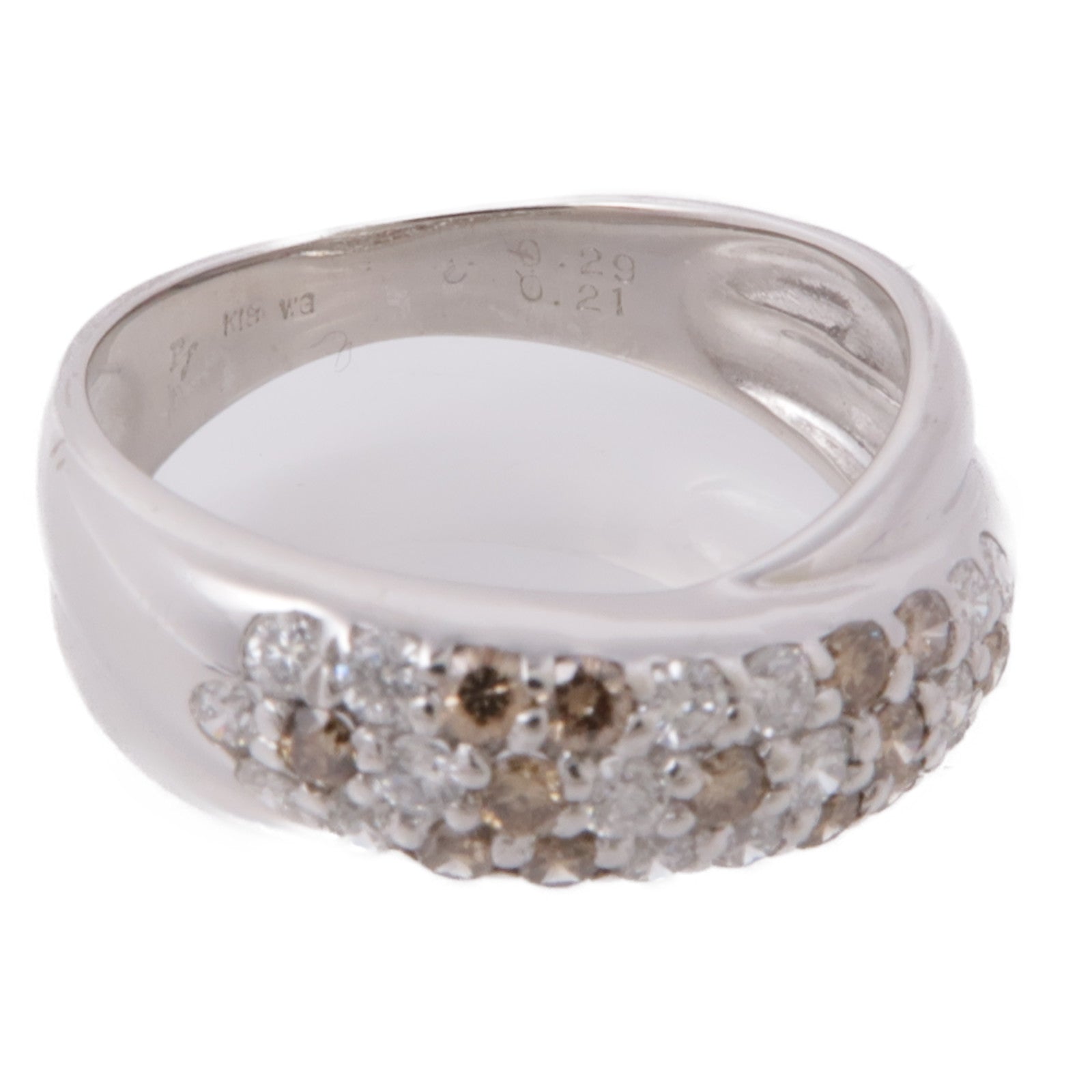 JEWELRY 【激減優惠】18K白金Diamond Ring鑽石戒指US#5