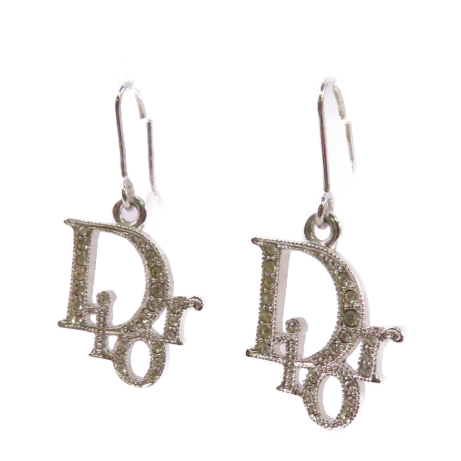 Dior 金屬/水鑽CD Earrings耳環