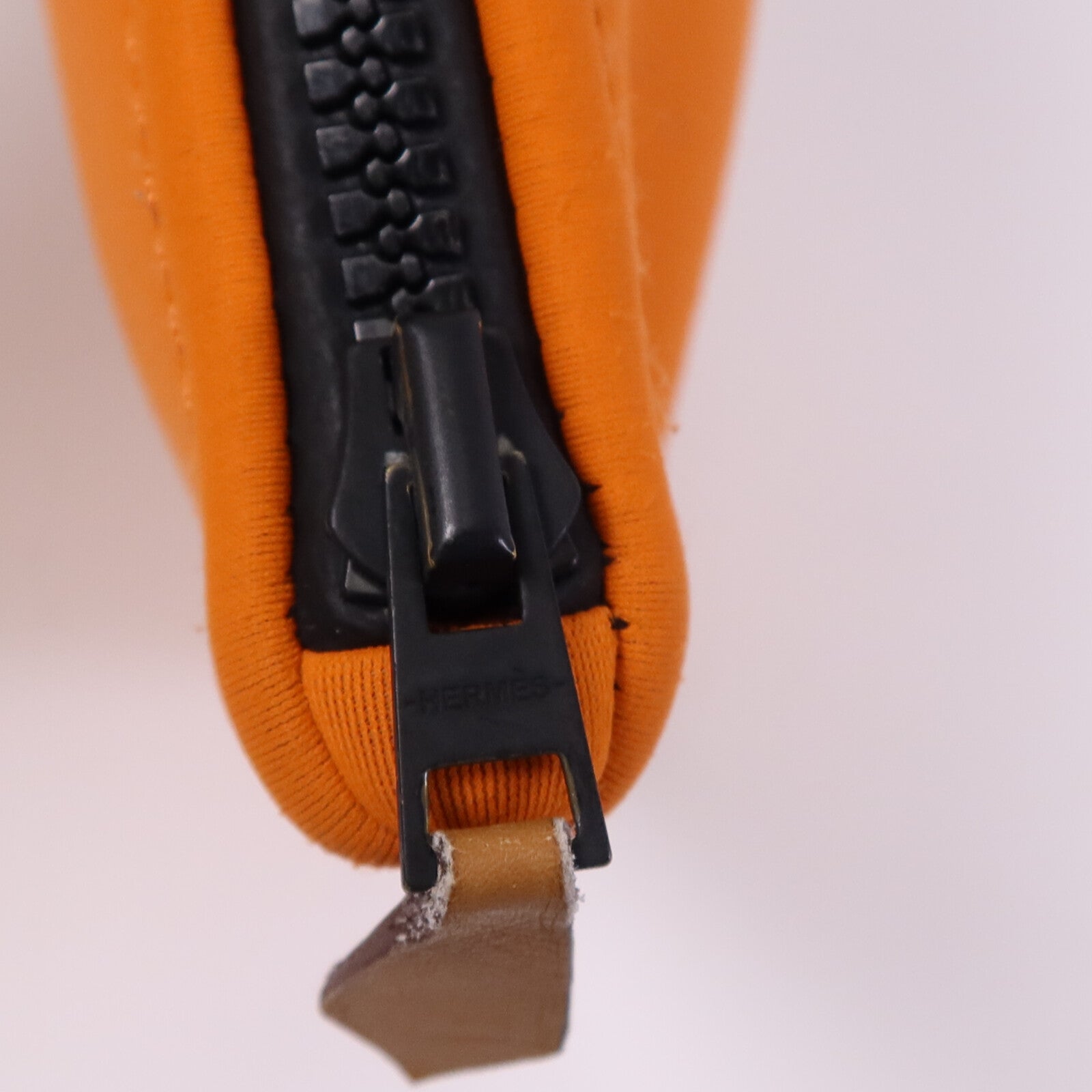 HERMES 尼龍Neobain手拿包Neo Orange