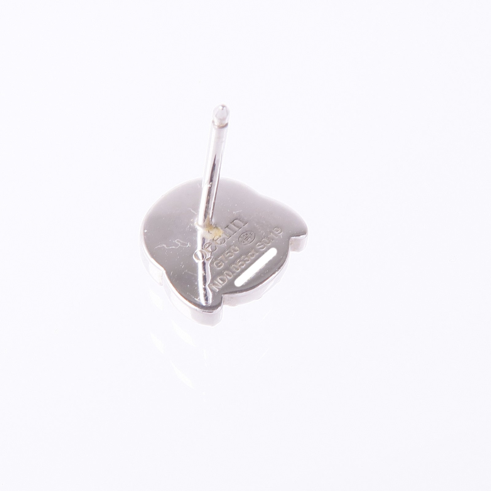 JEWELRY 18K白金Earring藍寶石/鑽石耳環