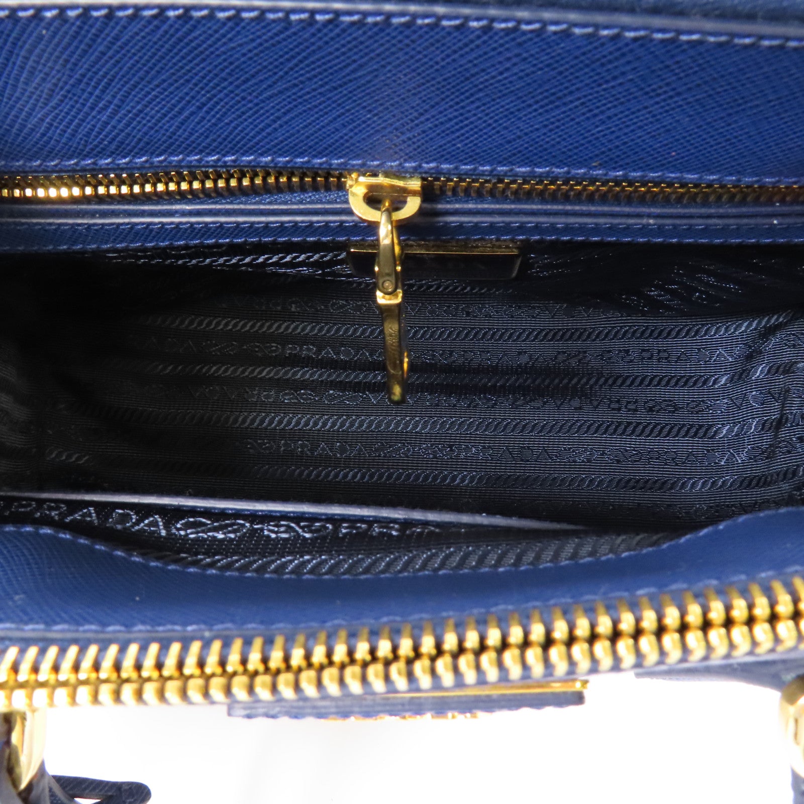 PRADA Saffiano皮革Killer Bag金扣手挽肩背兩用袋
