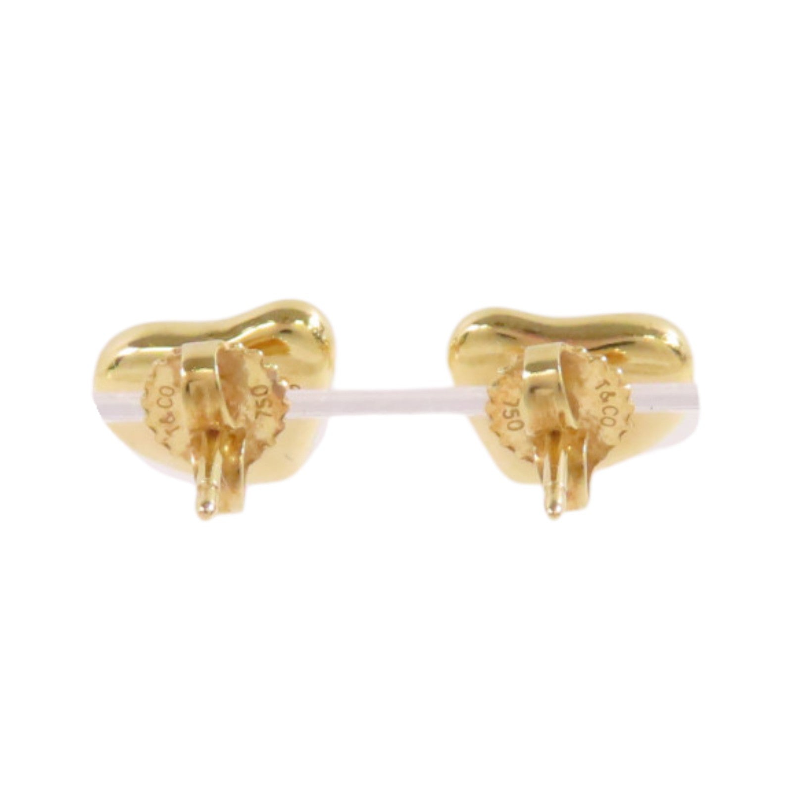 TIFFANY＆CO 【激減優惠】18K黃金Bean Earrings金扣耳環