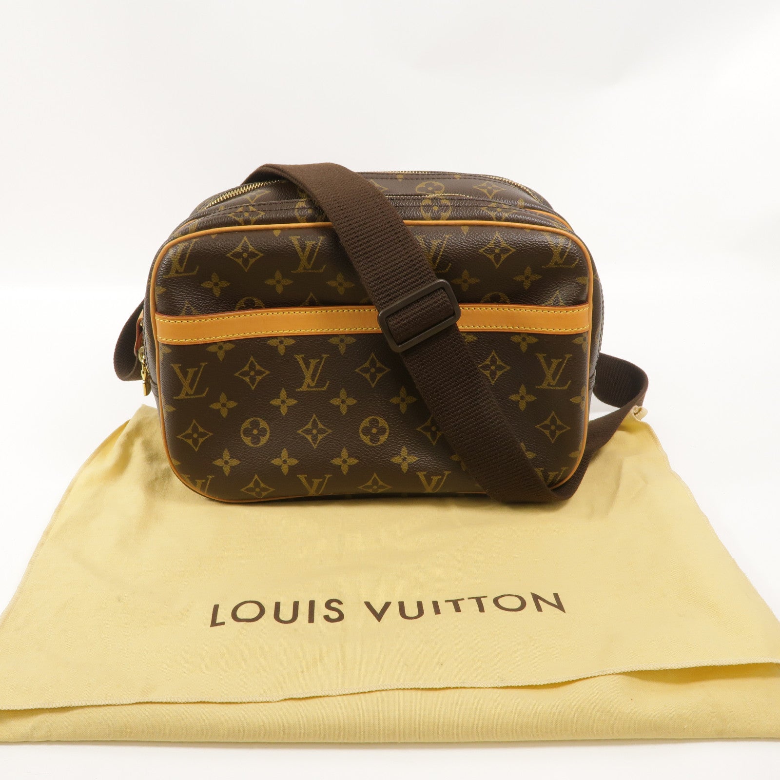 LOUIS VUITTON Monogram Reporter PM肩背袋