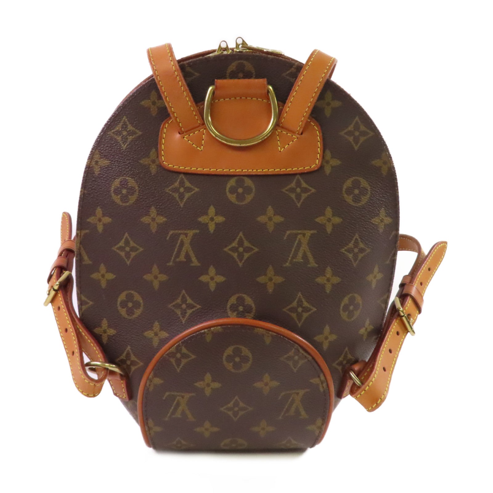 LOUIS VUITTON Monogram Zaino Ellisse Backpack金扣背包啡色