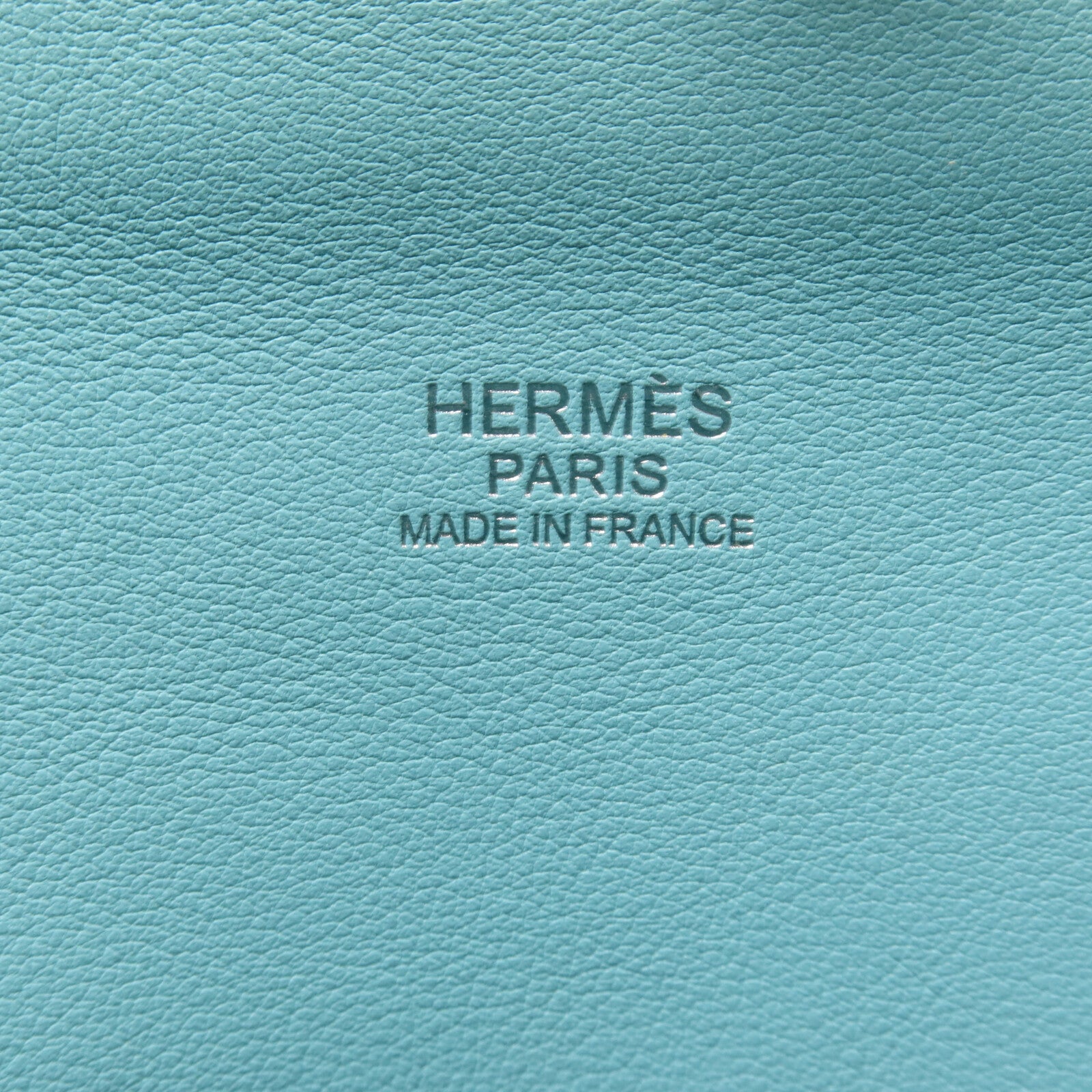 HERMES Swift皮革Tool Box 20手挽肩背兩用袋Bleu Atoll