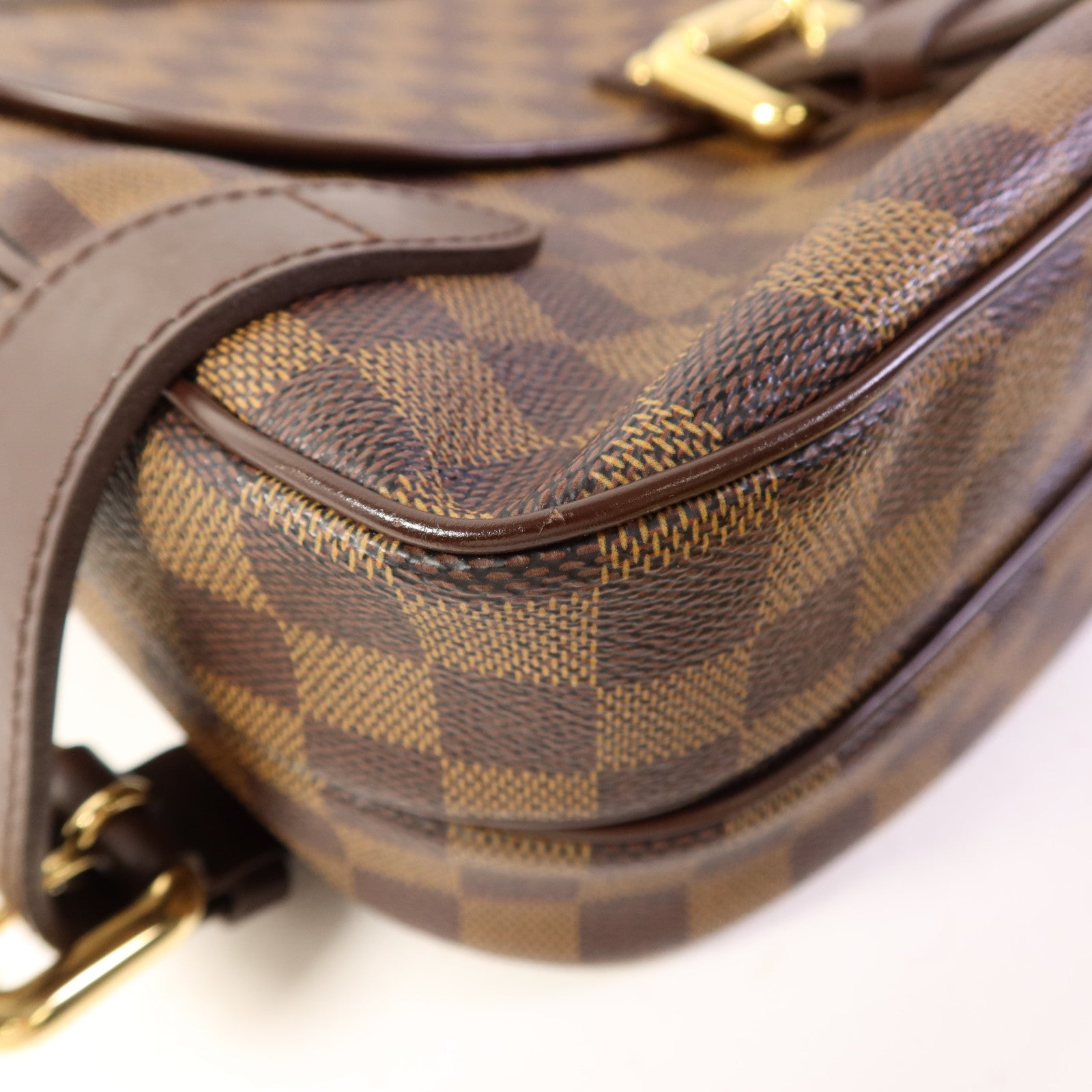 LOUIS VUITTON Damier Highbury金扣肩背袋