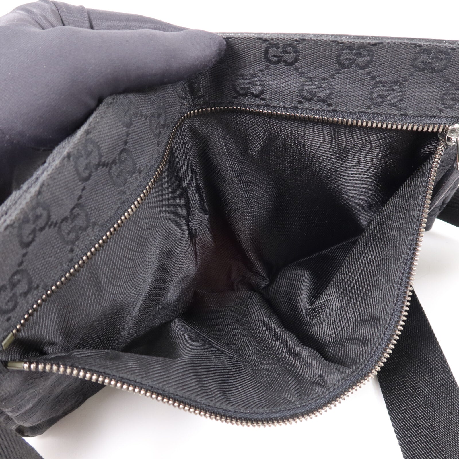 GUCCI 帆布Double Pocket腰包