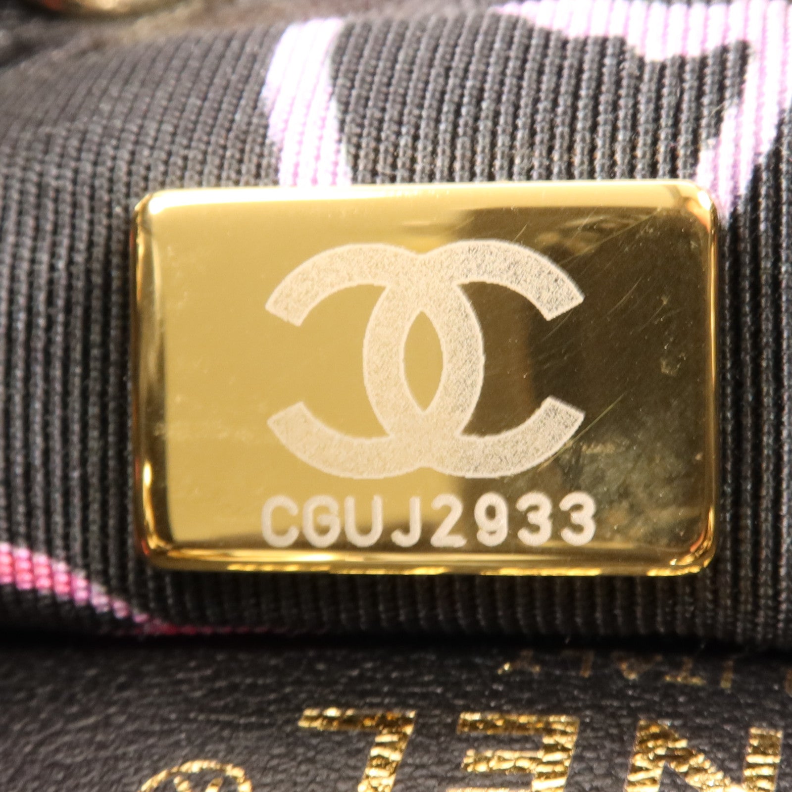 CHANEL 牛皮皮革Rucksack金扣背包