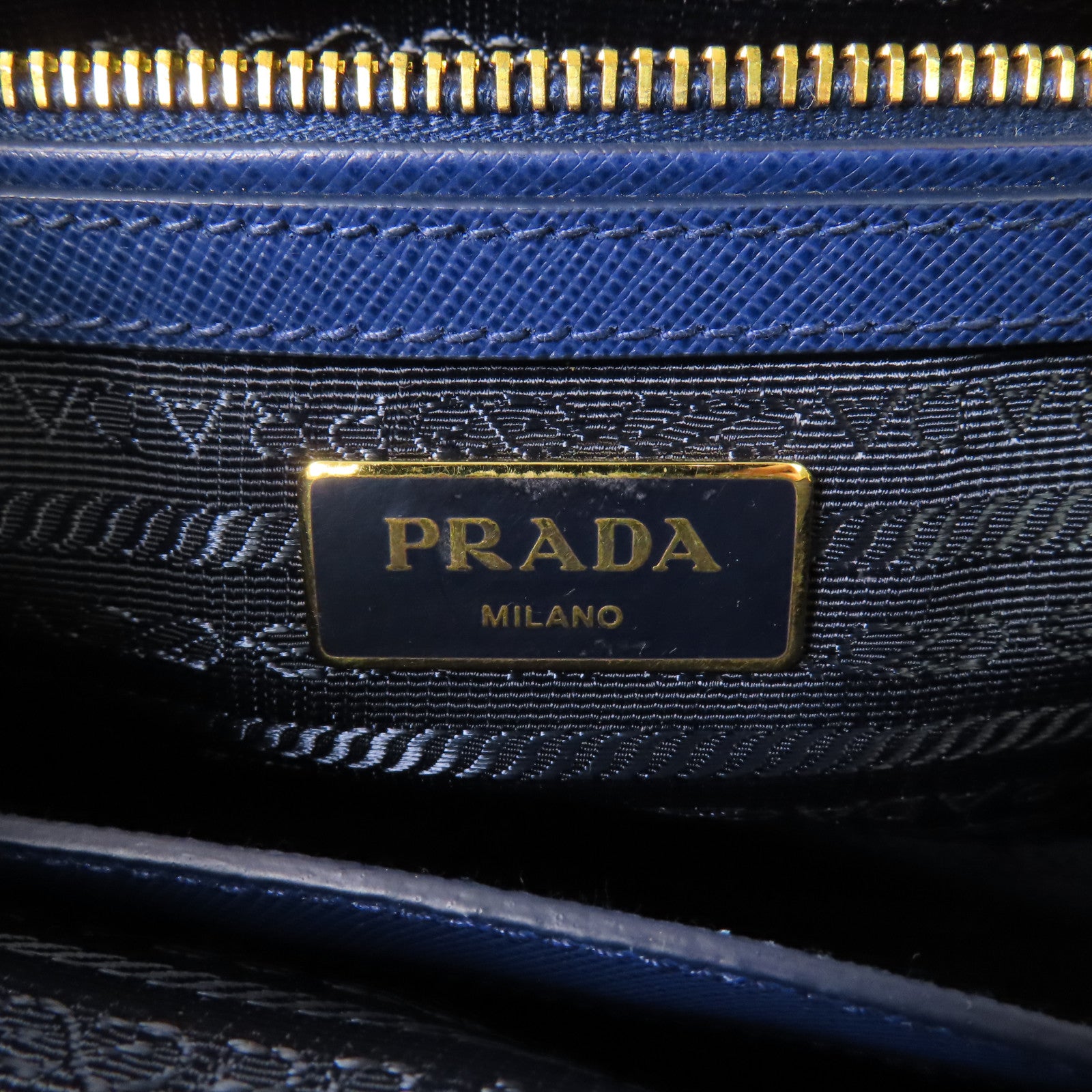 PRADA Saffiano皮革Killer Bag金扣手挽肩背兩用袋