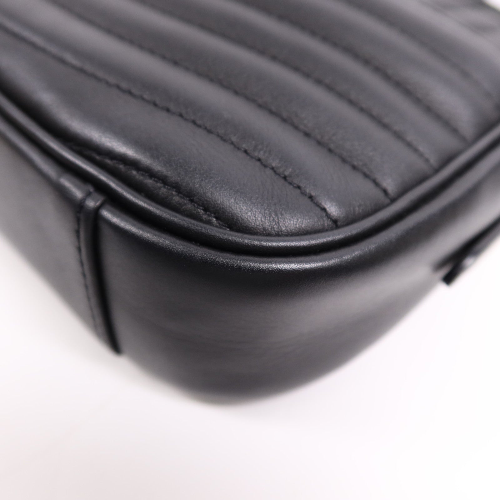 LOUIS VUITTON 牛皮皮革Camera Bag金扣鏈帶肩背袋