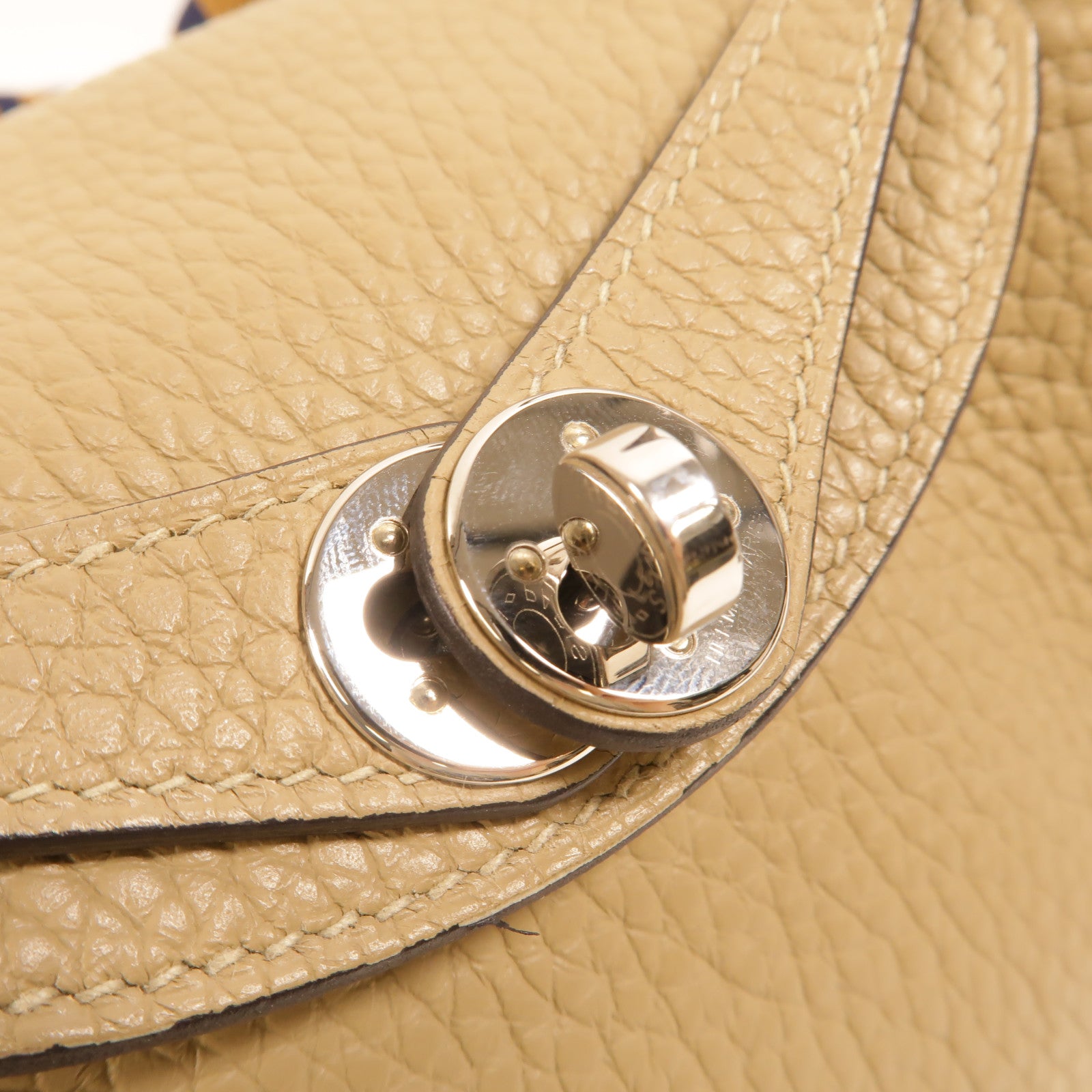 HERMES Clemence皮革Mini Lindy手挽肩背兩用袋Trench