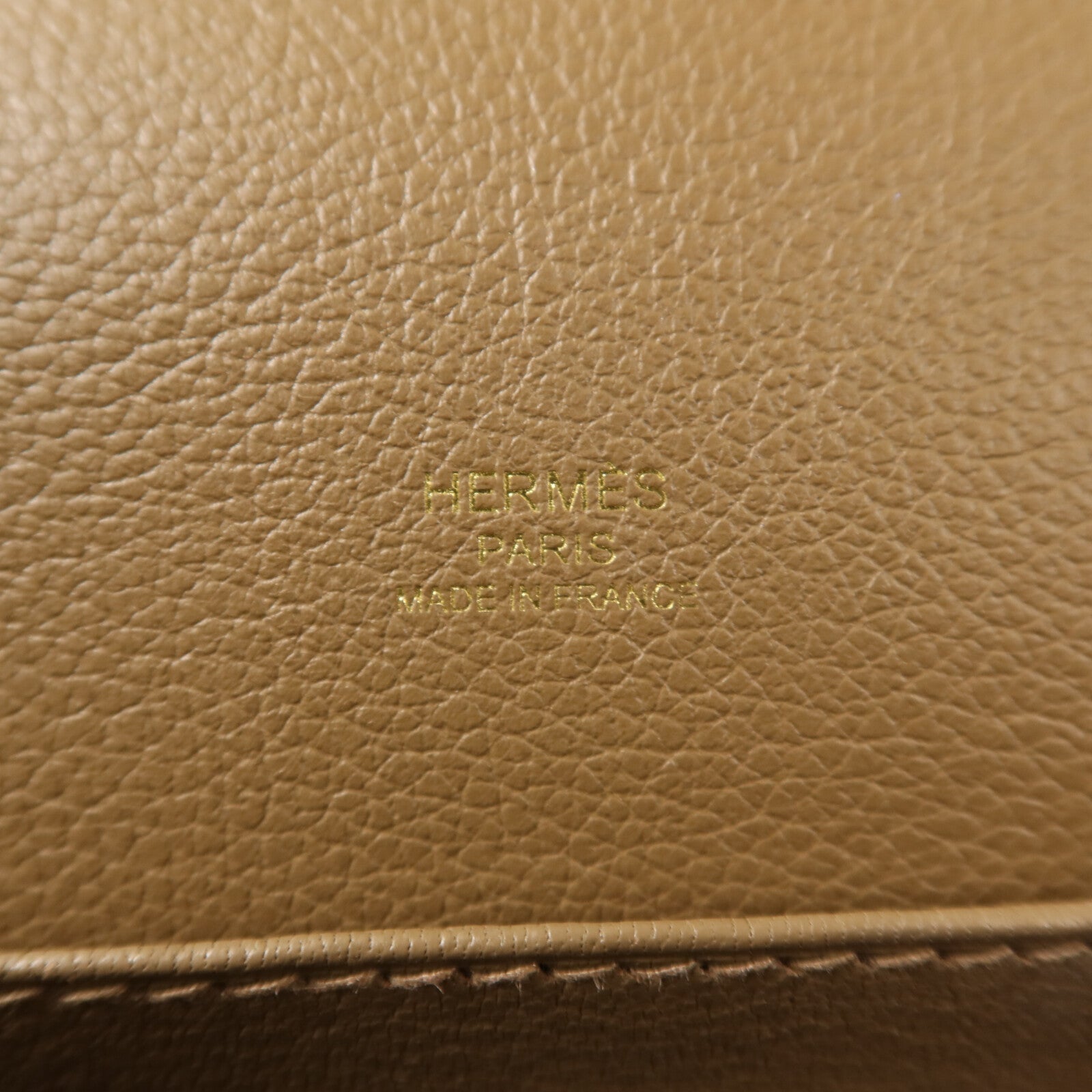 HERMES Evercolor皮革Roulis 23金扣肩背袋Alezan