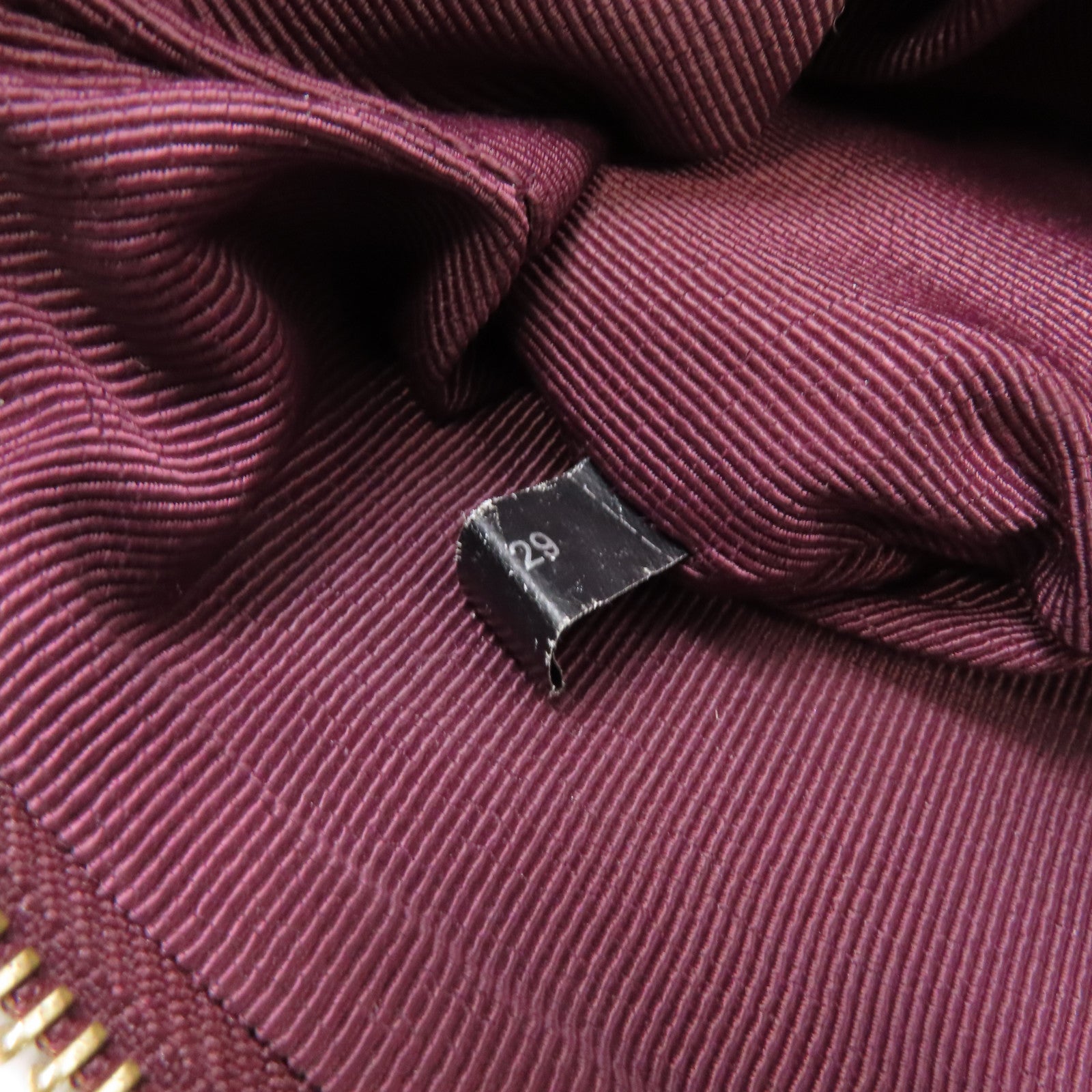 Furla 牛皮皮革Pouch/Clutch金扣手拿包酒紅色