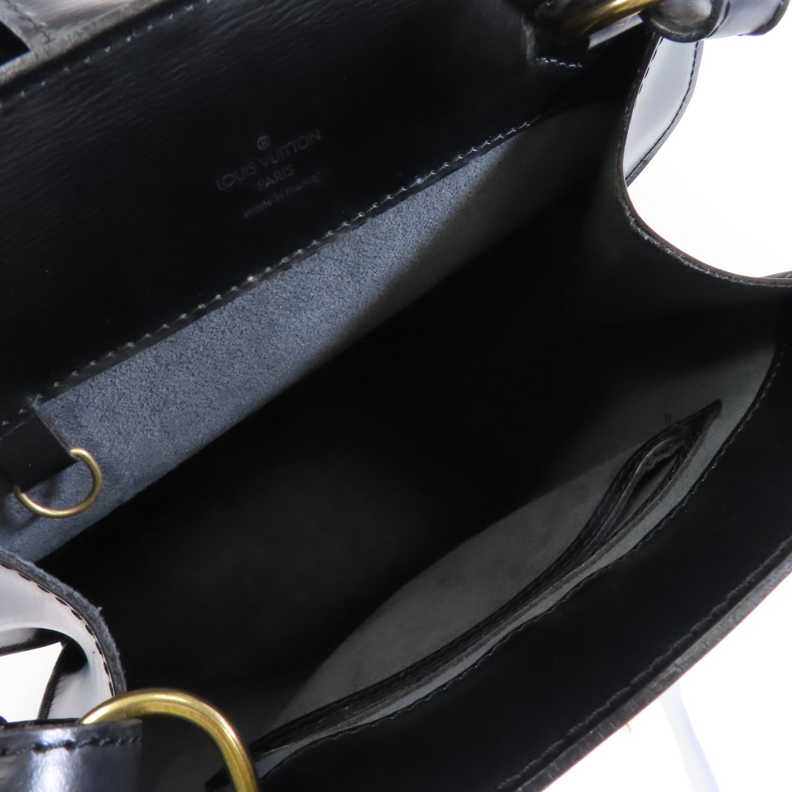 LOUIS VUITTON Epi Cluny Shoulder Bag金扣肩背袋黑色