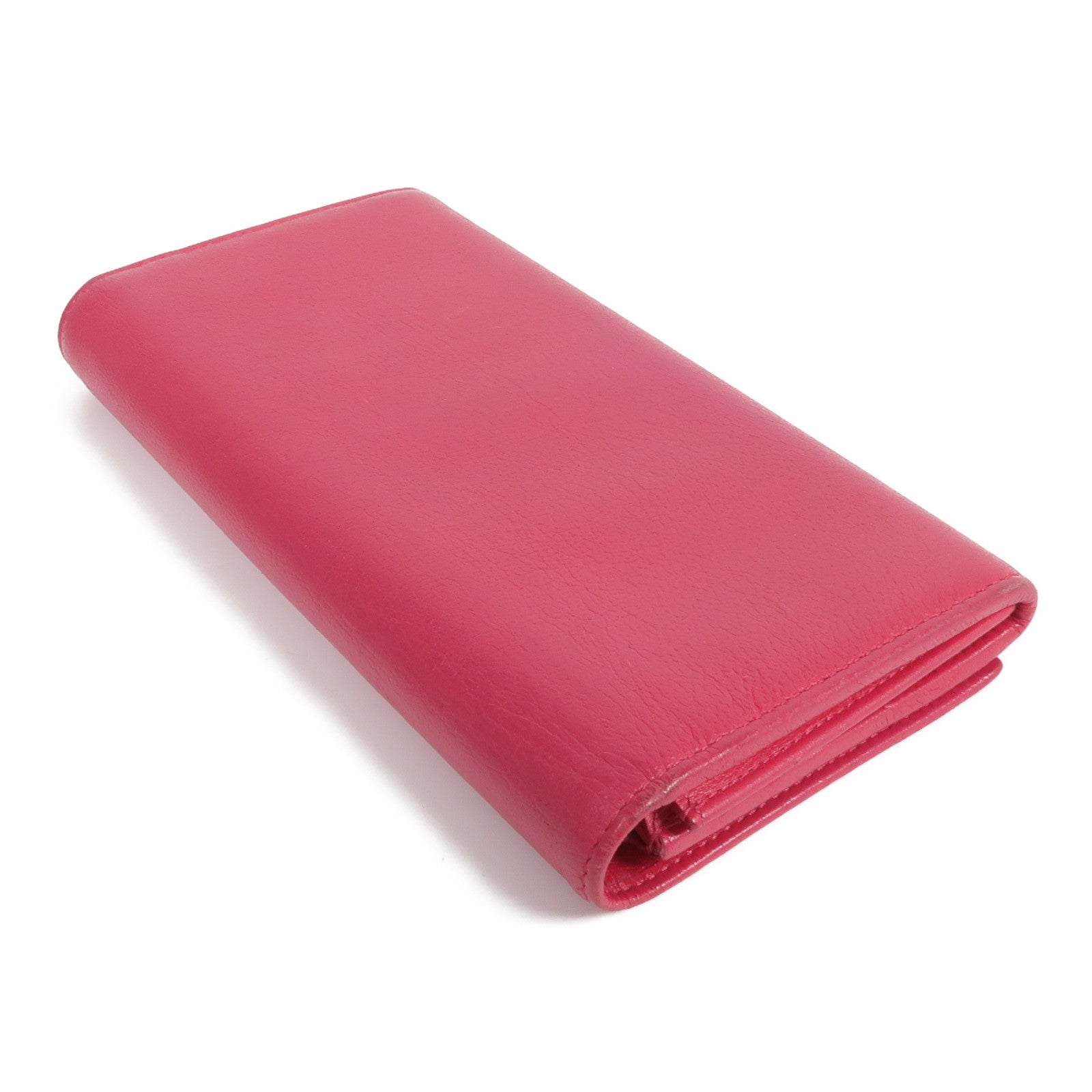 SAINT LAURENT 牛皮皮革Long Wallet金扣長錢包