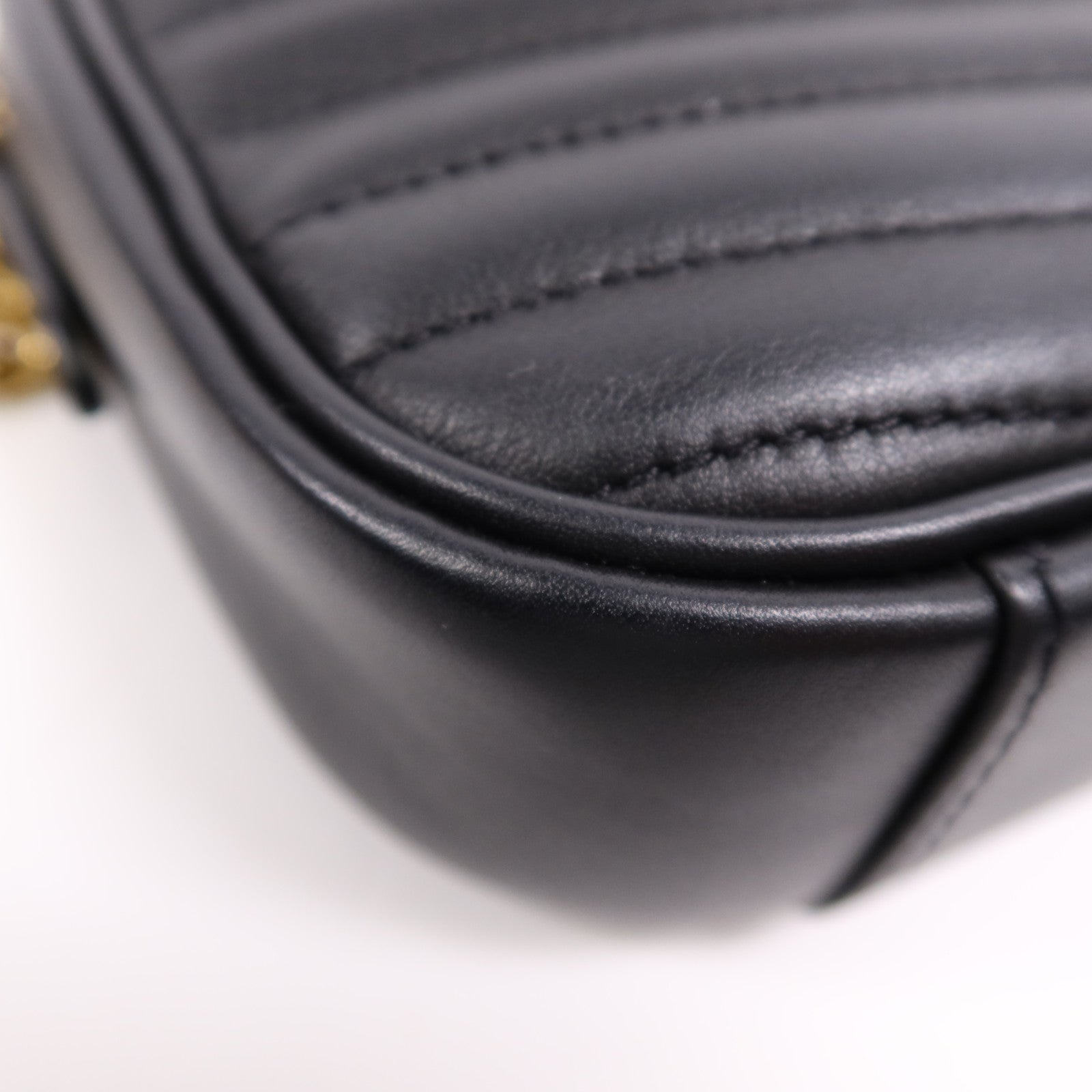 LOUIS VUITTON 牛皮皮革Camera Bag金扣鏈帶肩背袋