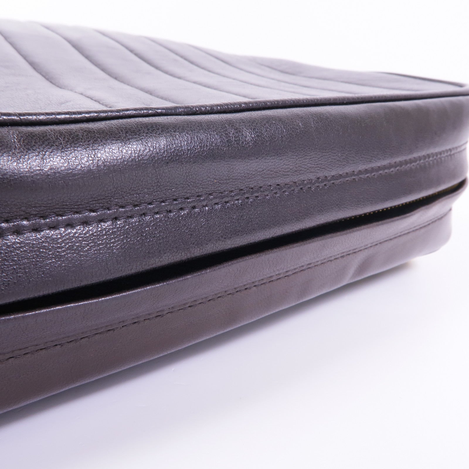 CHANEL 羊皮皮革Chain Shoulder金扣鏈帶肩背袋