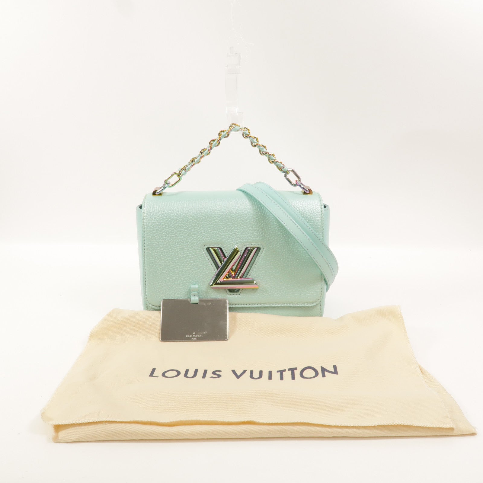 LOUIS VUITTON 牛皮皮革Twist MM手挽肩背兩用袋