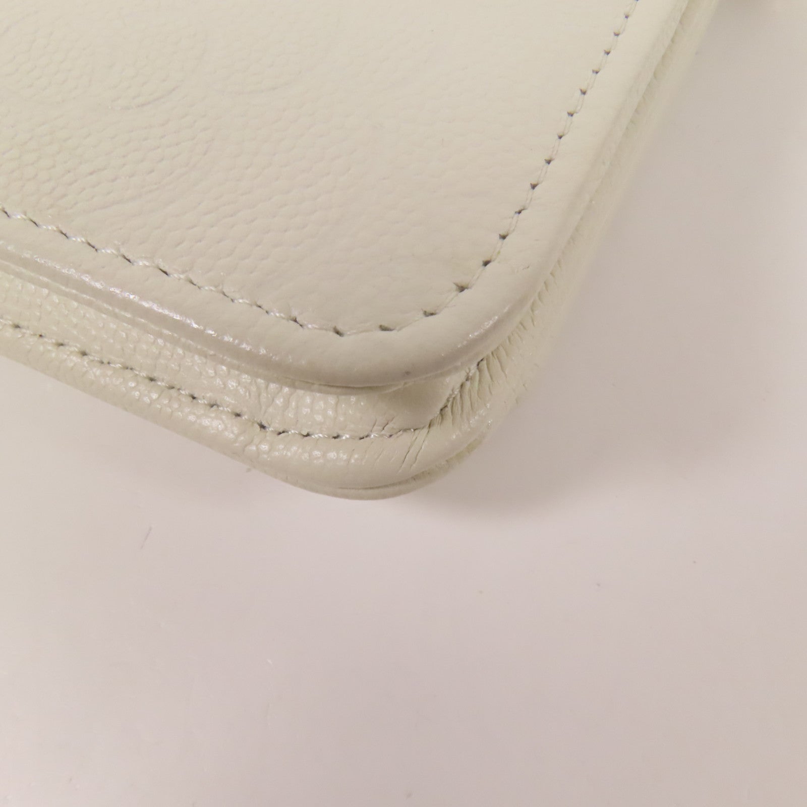 CHANEL 【激減優惠】牛皮皮革WOC Wallet On Chain金扣鏈帶肩背袋