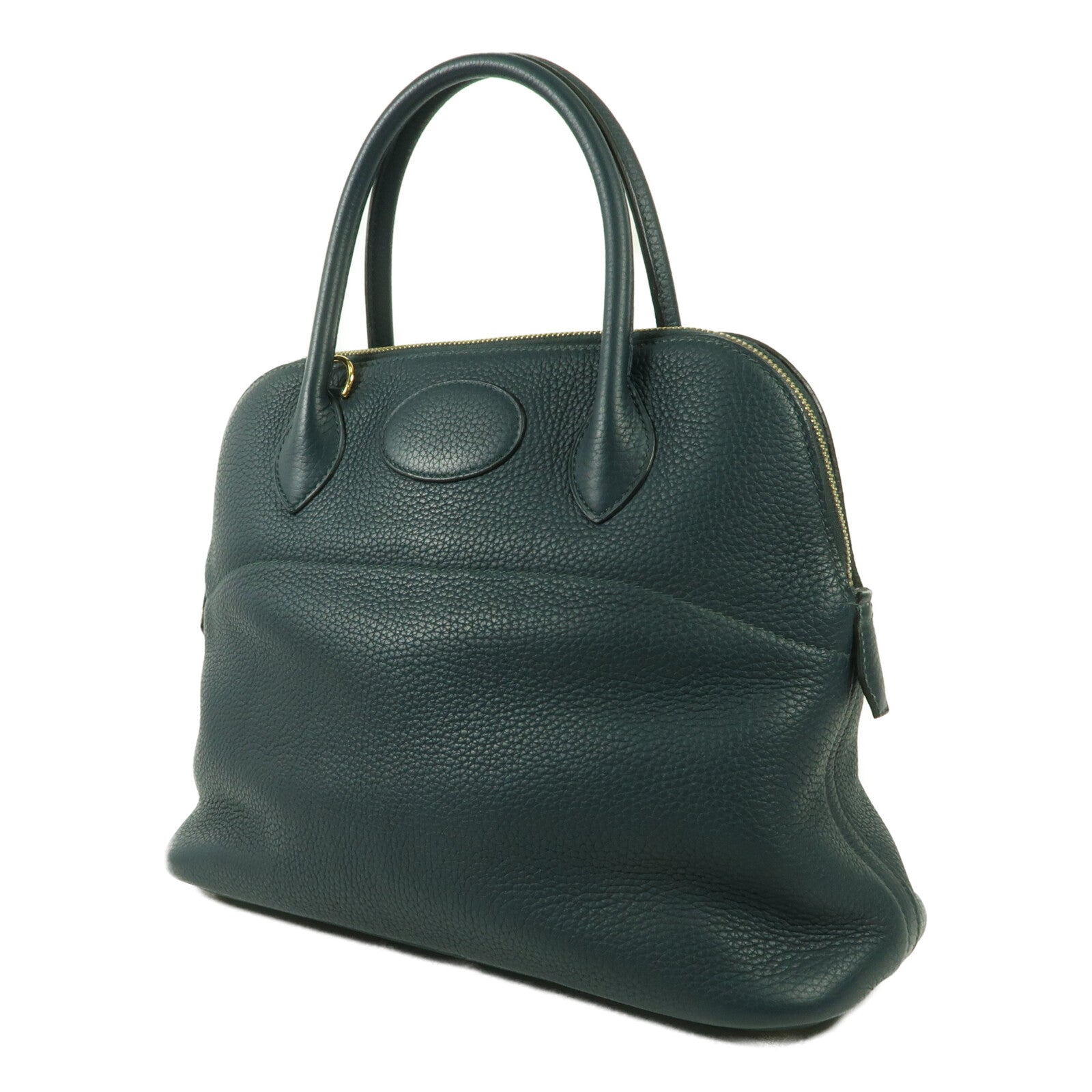 HERMES Clemence皮革金扣Bolide 31手挽肩背兩用袋Colvert