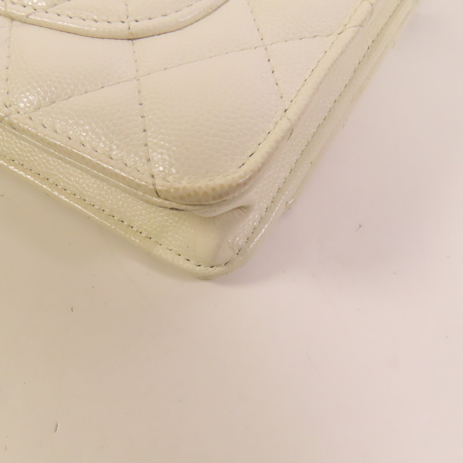 CHANEL 牛皮皮革WOC Wallet On Chain鏈帶肩背袋
