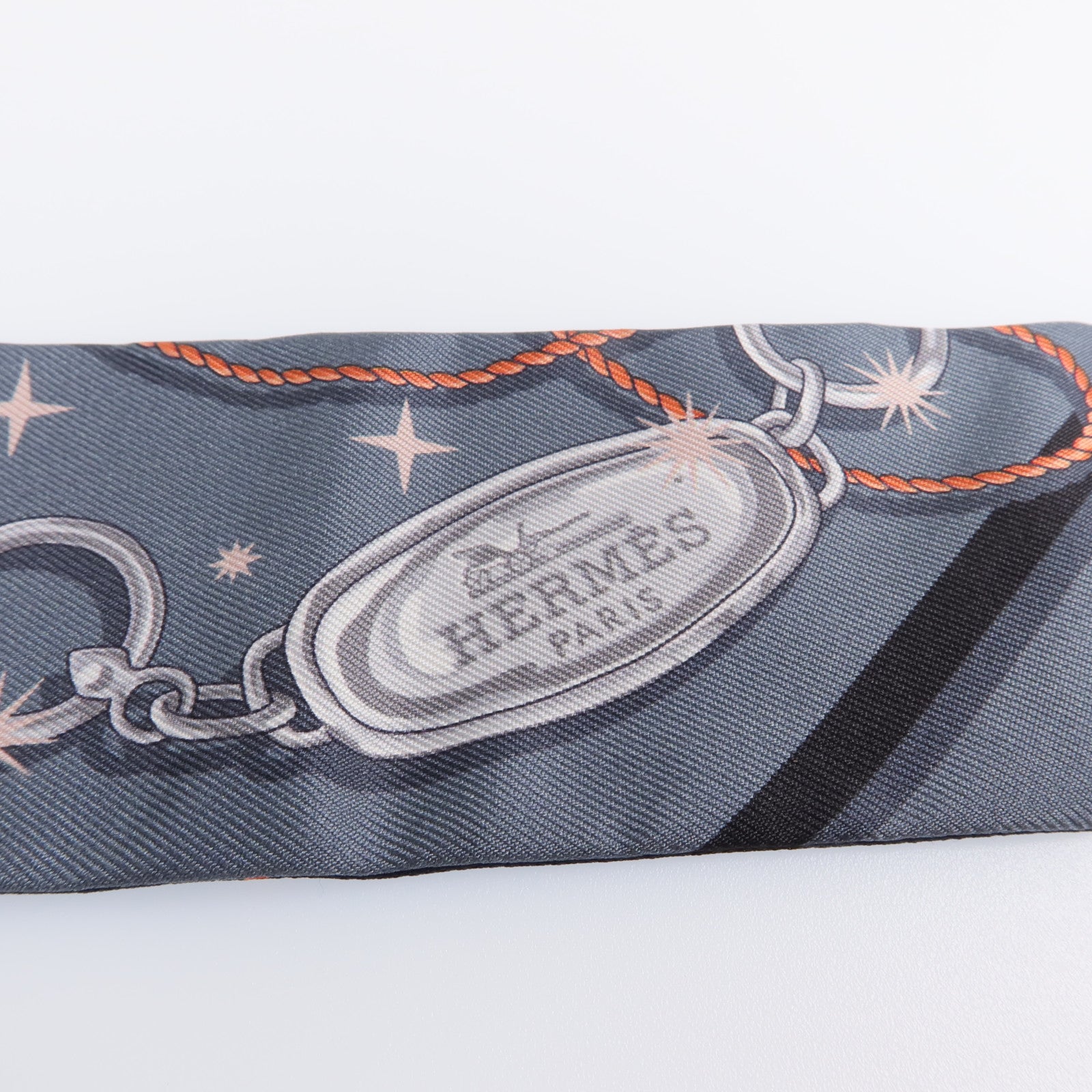 HERMES 絲質Twilly絲巾