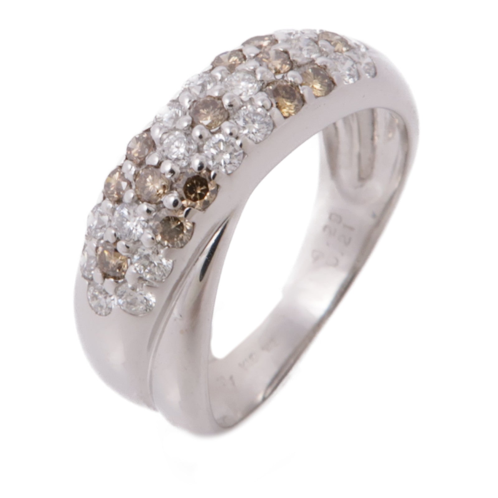 JEWELRY 【激減優惠】18K白金Diamond Ring鑽石戒指US#5