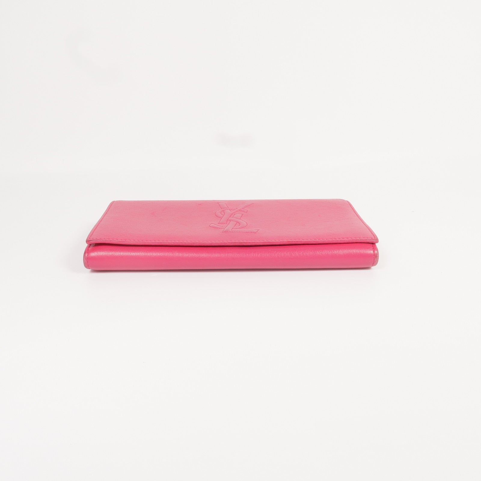 SAINT LAURENT 牛皮皮革Long Wallet金扣長錢包