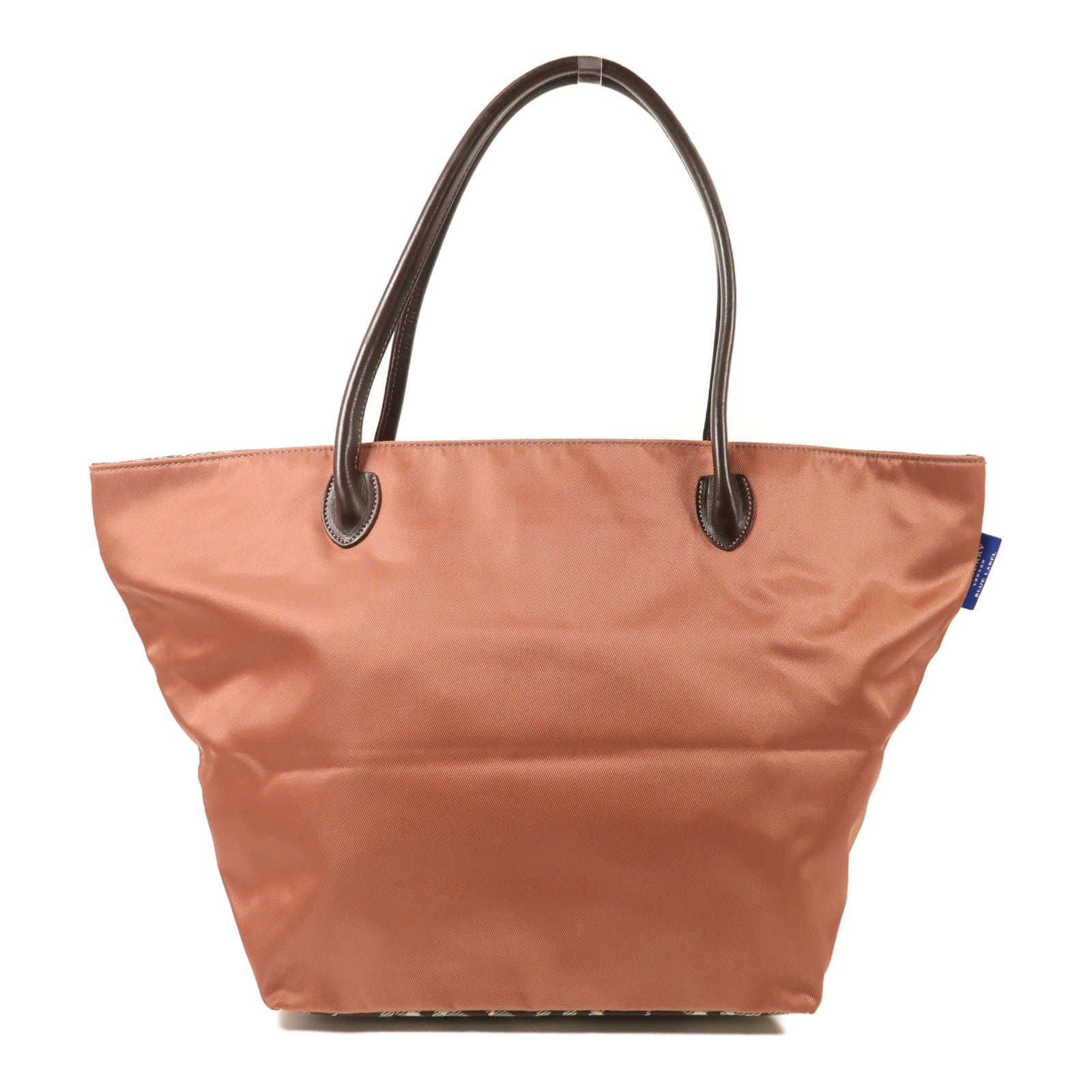 BURBERRY 尼龍/牛皮皮革Tote Bag肩背袋
