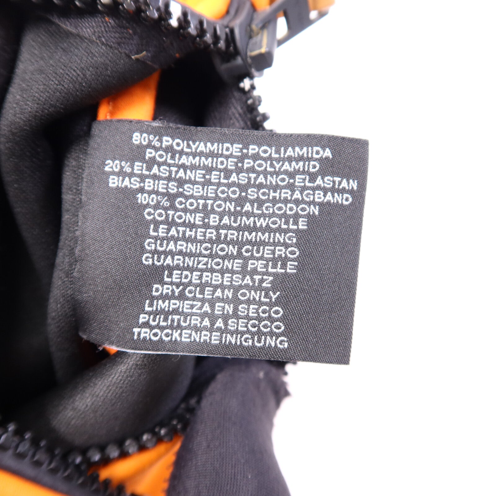 HERMES 尼龍Neobain手拿包Neo Orange